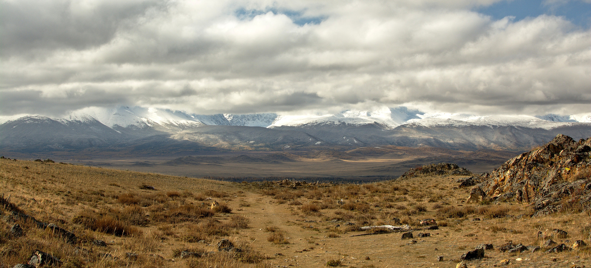 Neighborhood Kuray - My, Kuray, Kurai steppe, Mountain Altai, Severo-Chui Range, The photo, Altai Republic