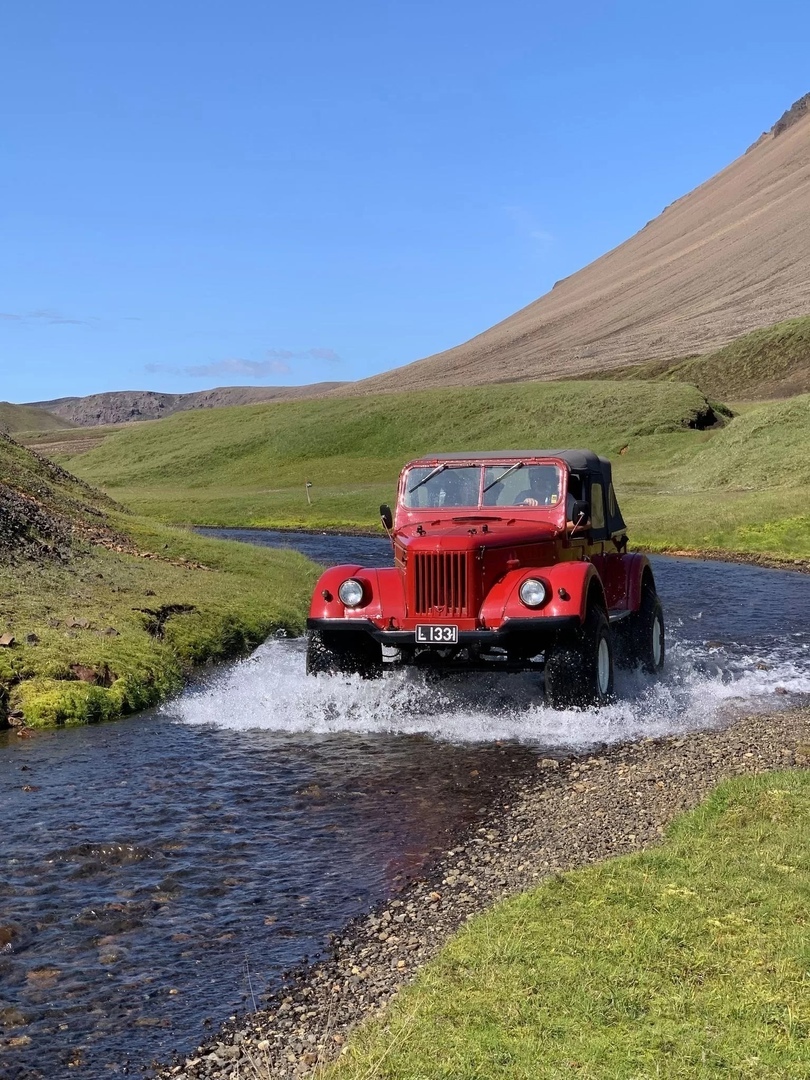 Джиппер из Исландии поставил под капот ГАЗ-69А американский V8 - Авто, Джип, Джиперы, Исландия, Фотография, Тюнинг, Газ-69, Длиннопост