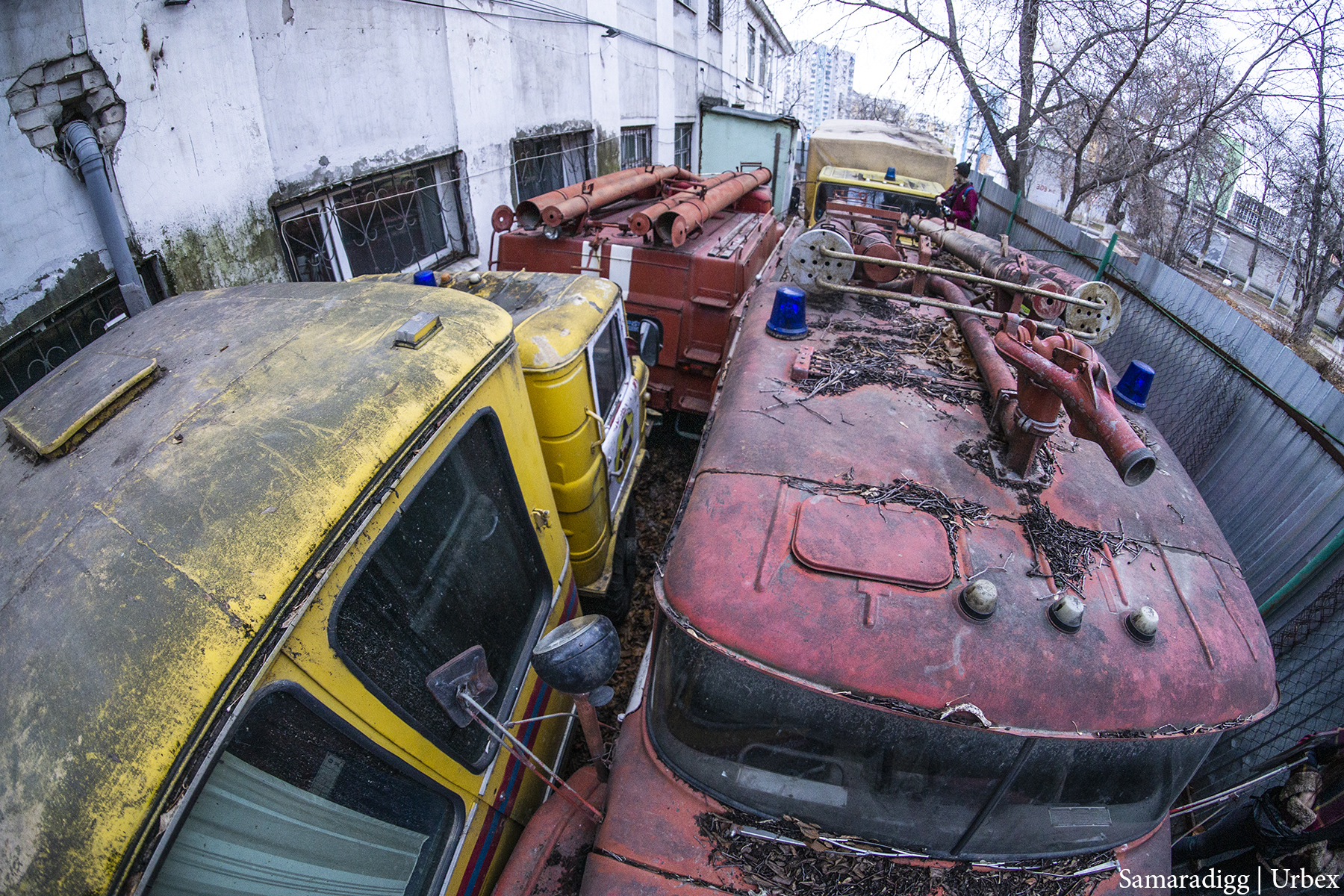 Cemetery of decommissioned equipment VGSCH. - My, Urbanphoto, Urbanturism, Urbanfact, Russia, Ministry of Emergency Situations, Rescuers, Abandoned, Auto, , Special equipment, Abandoned cars, Samara, Fire engine, Abandoned, Disposal, Zil, Travel across Russia, Longpost