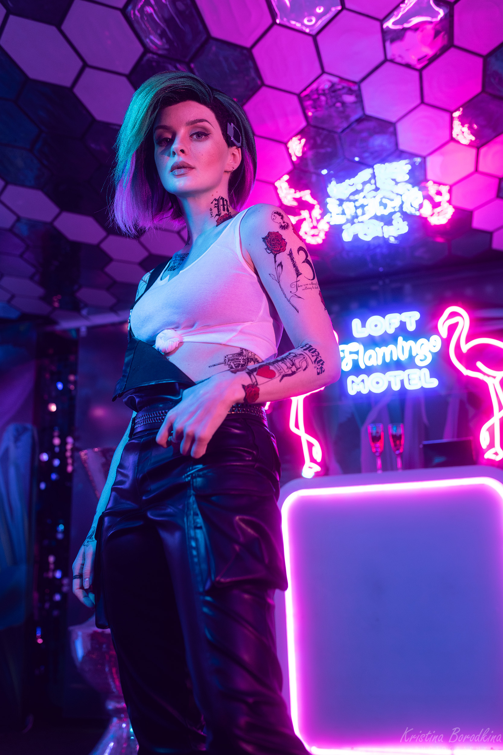 Cosplay on Judy Alvarez and Evelyn Parker on the game Cyberpunk 2077 - Cyberpunk, Cyberpunk 2077, CD Projekt, Sofia Letyago, Miroslava Ladovir, Girls, Cosplay, Longpost