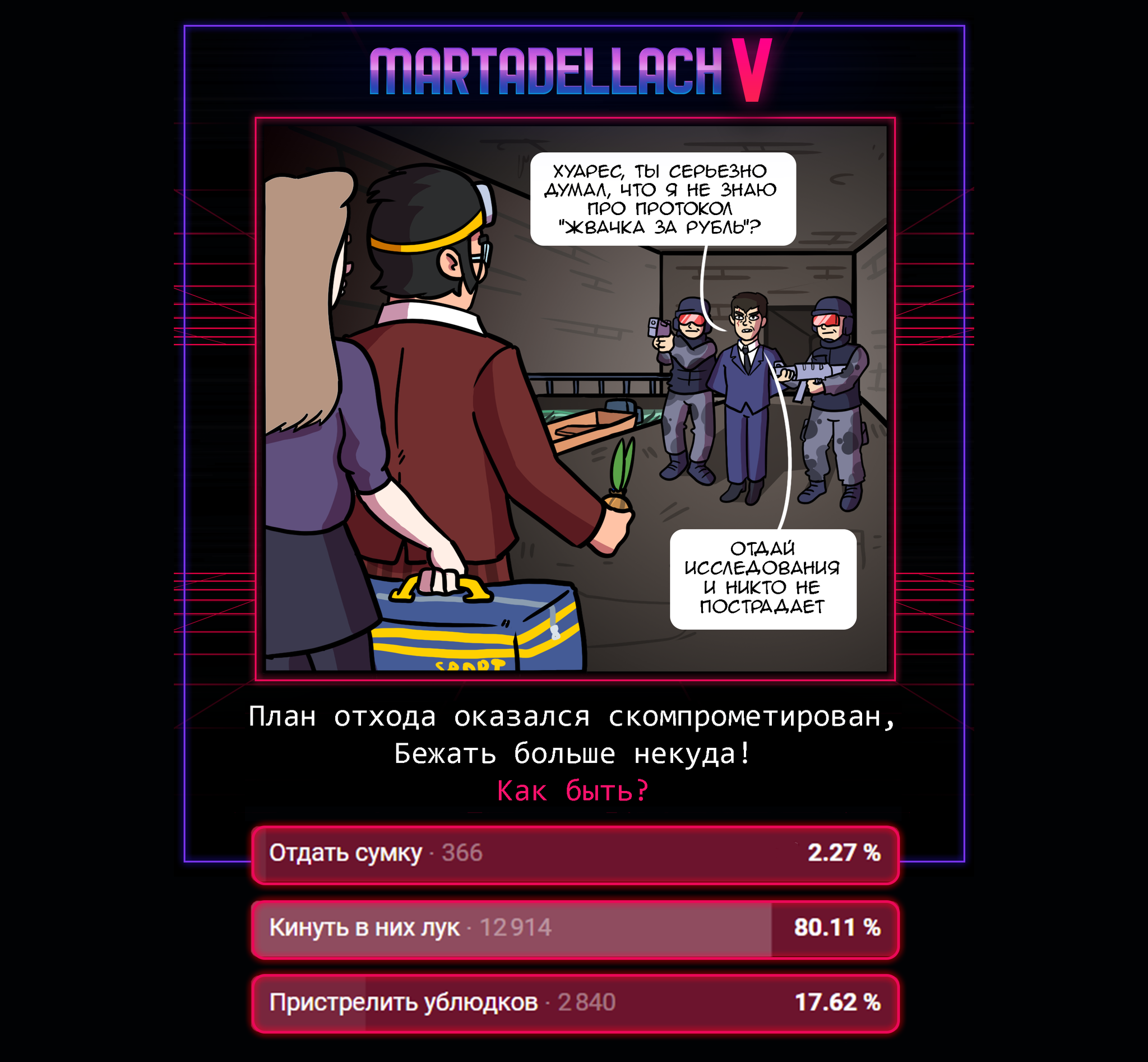 Interactive Quest Martadellach V - My, Martadello, Comics, Dr. Posos, Longpost, 