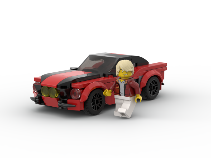 LEGO City Ford Mustang (instruction) - My, Lego, Constructor, Homemade, Longpost, Moc