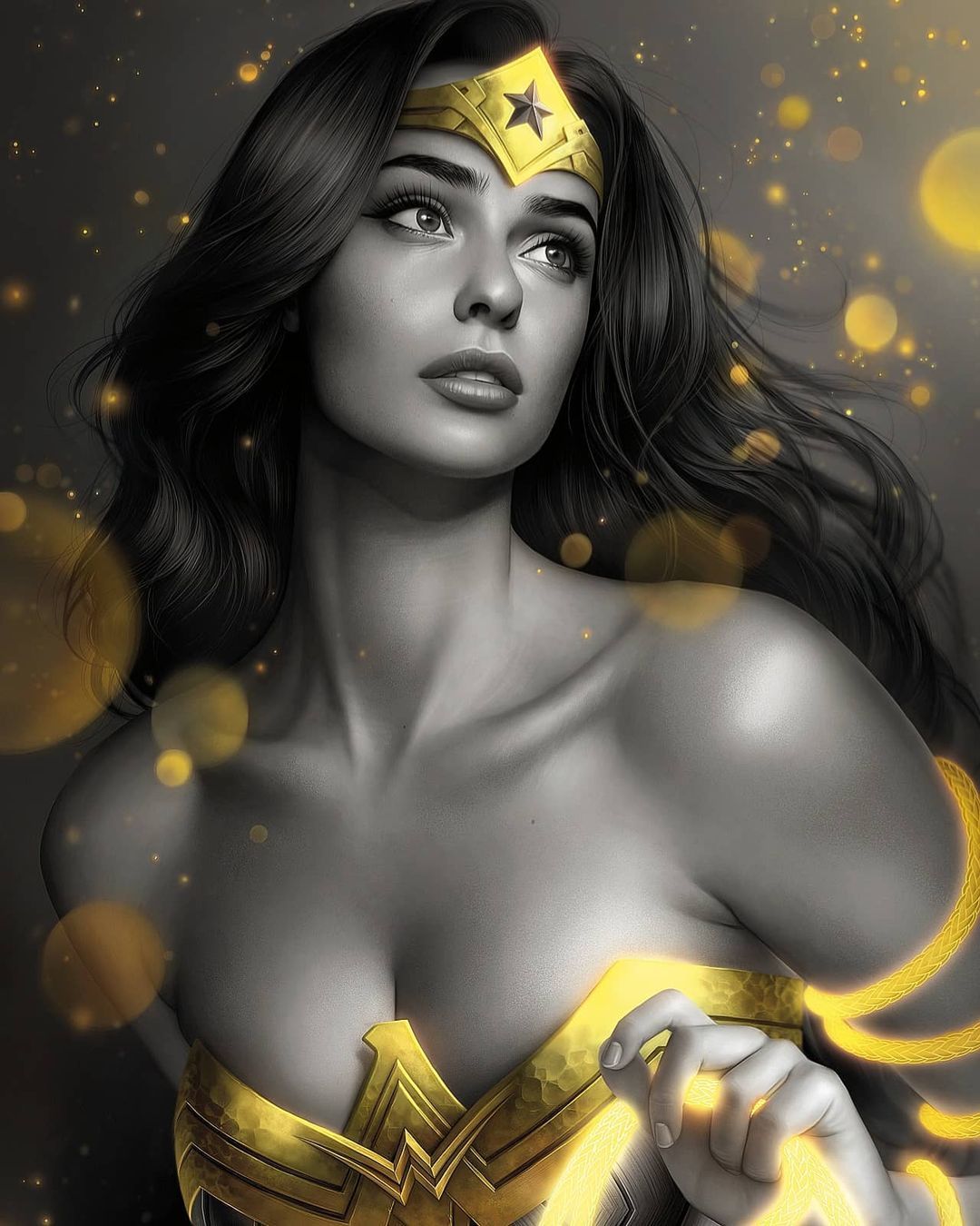 Wonder Woman - Drawing, Dc comics, Wonder Woman, Girls, Amazon, Warren Louw, Art, Longpost