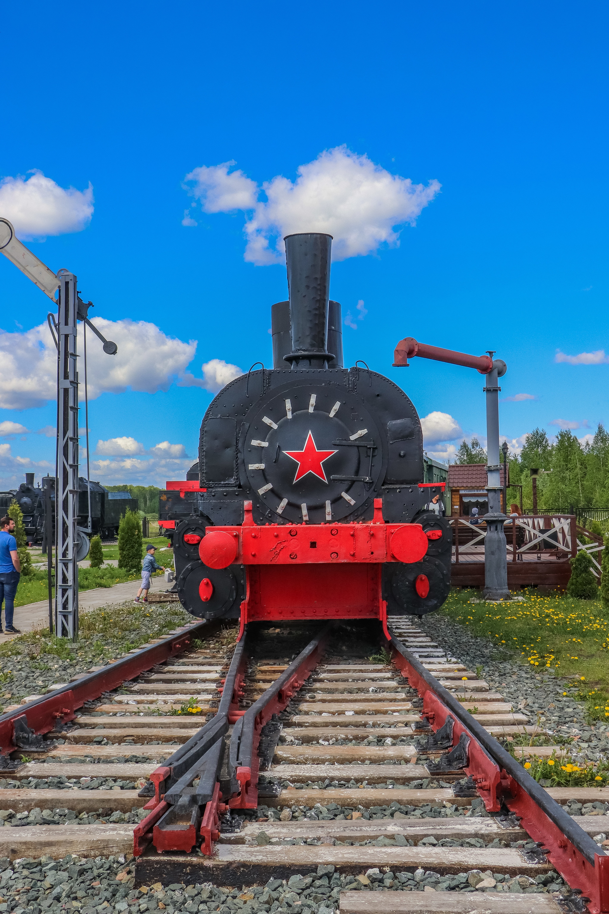 Museum Steam locomotives of Russia - My, Railway, Locomotive, Museum of Railway Equipment, The photo, A bike, beauty, Video, Longpost, Nizhny Novgorod