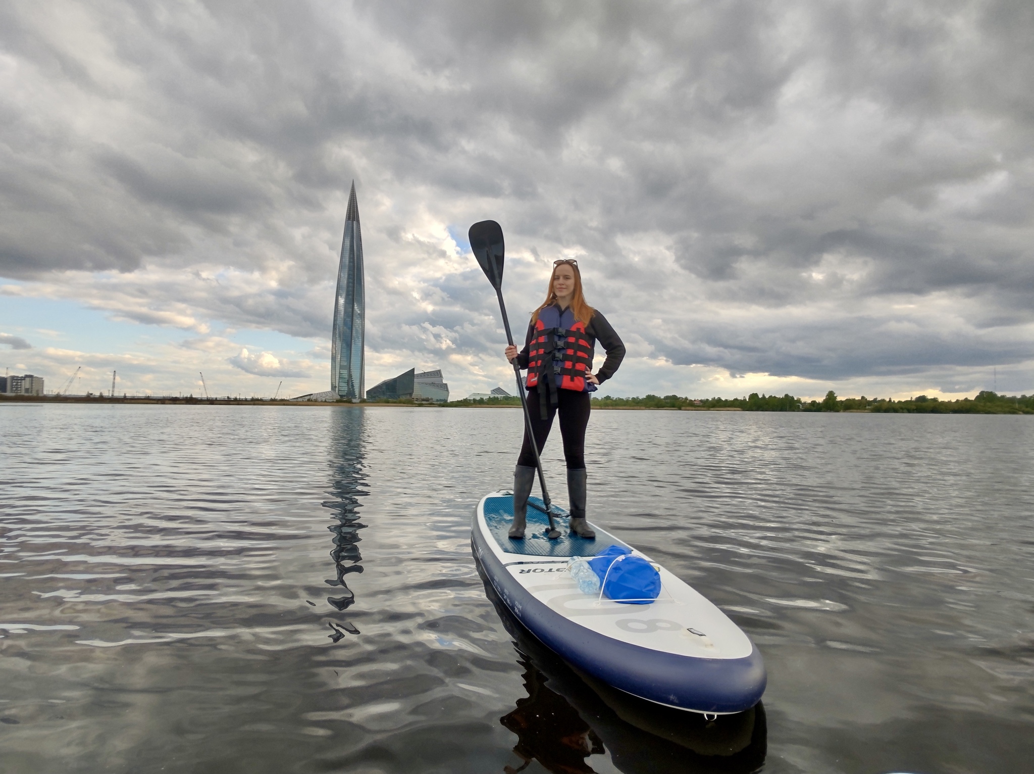 SUP-surfing в Санкт-Петербурге | Пикабу