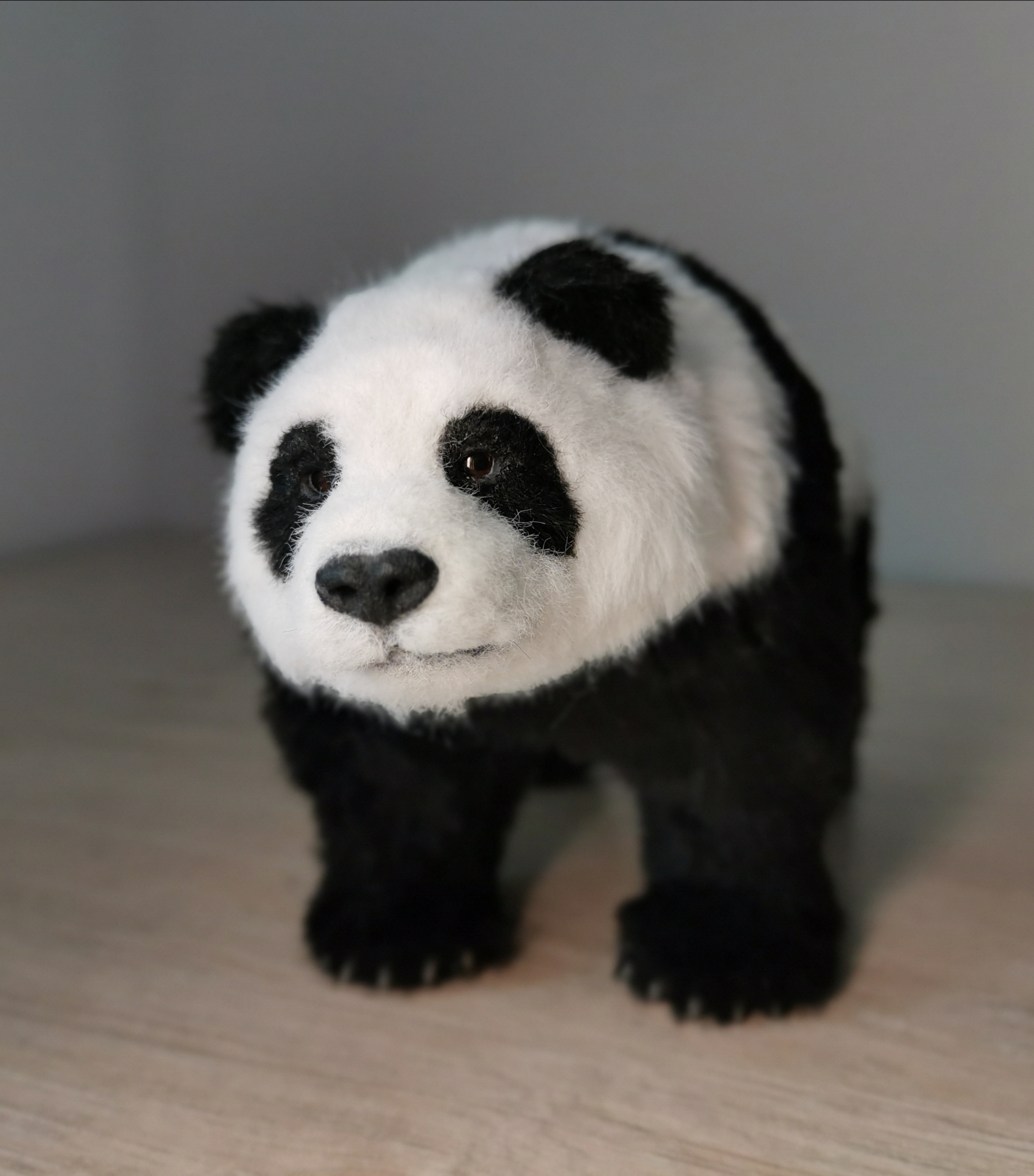 Panda - My, Panda, The Bears, Polymer clay, Soft toy, With your own hands, Лепка, Needlework without process, Longpost