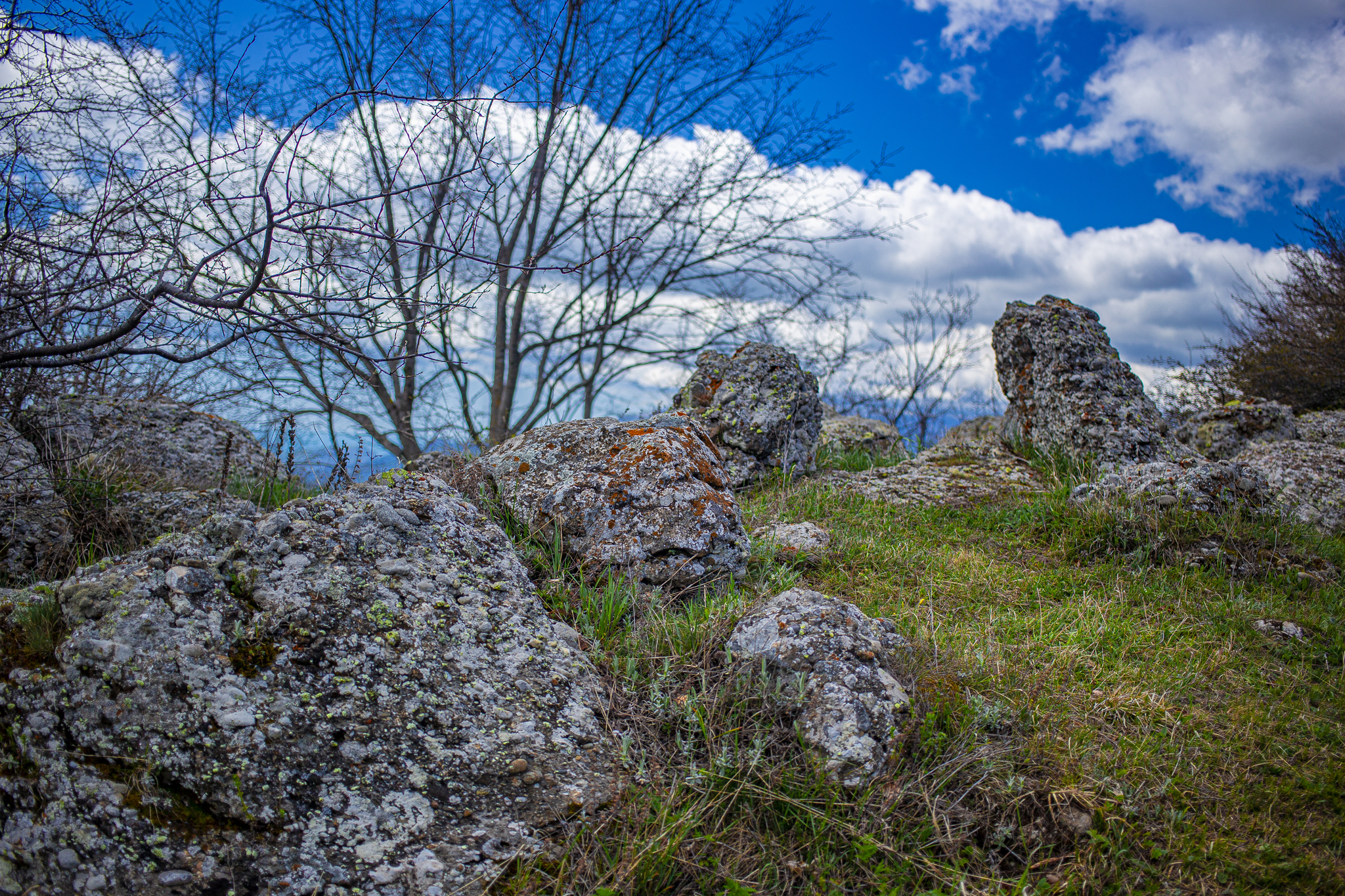 Crimean stones, grass and clouds - My, The photo, Travels, Crimea, Hike, Tourism, Nature, The mountains, Clouds, , Sky, Relaxation, Demerdzhi, Longpost