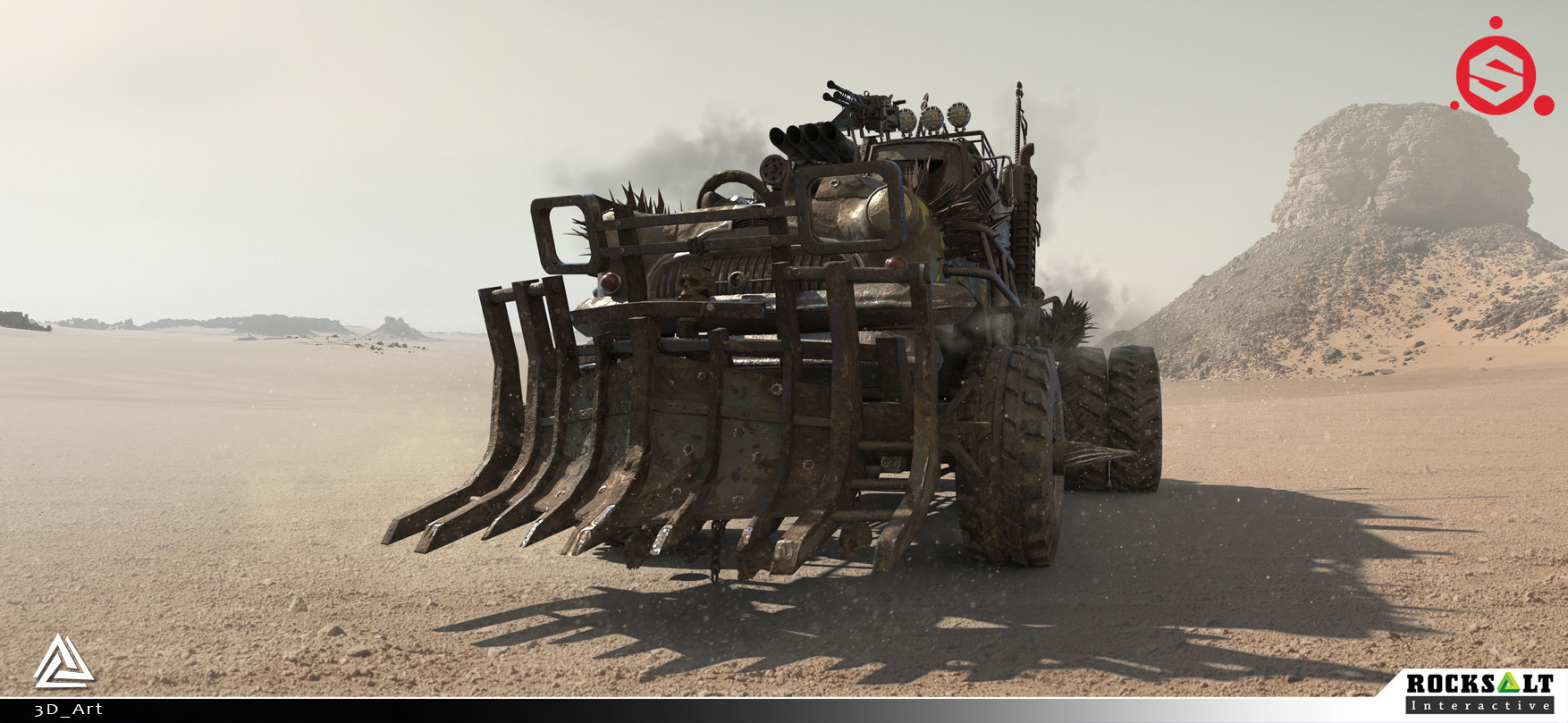 Postapocalyptic Vehicle(3D модель) | Пикабу