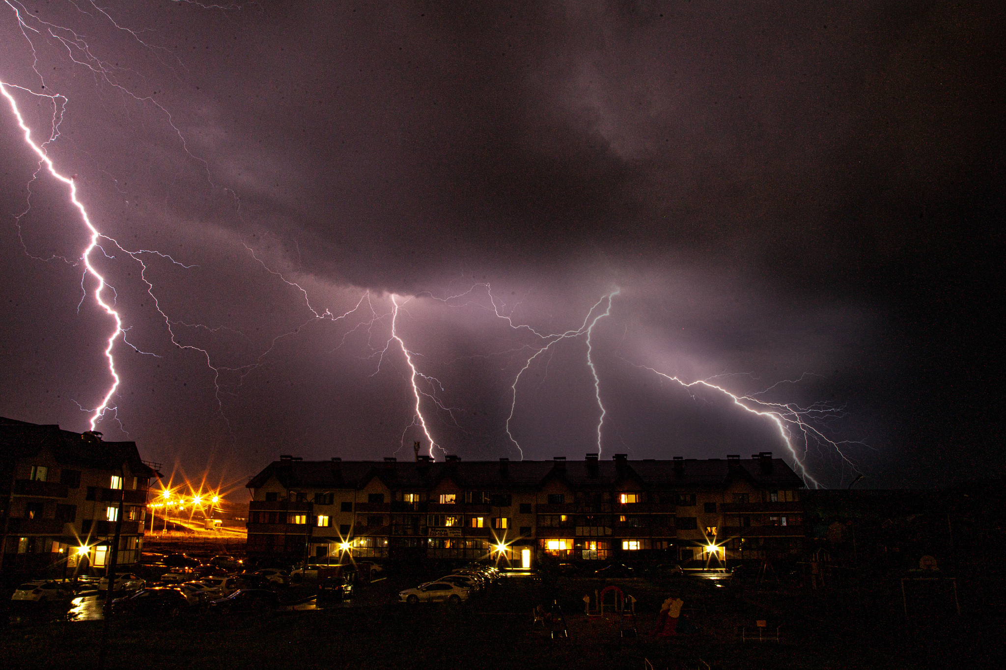 Thunderstorm in Chelyabinsk - My, Thunderstorm, Chelyabinsk, The photo