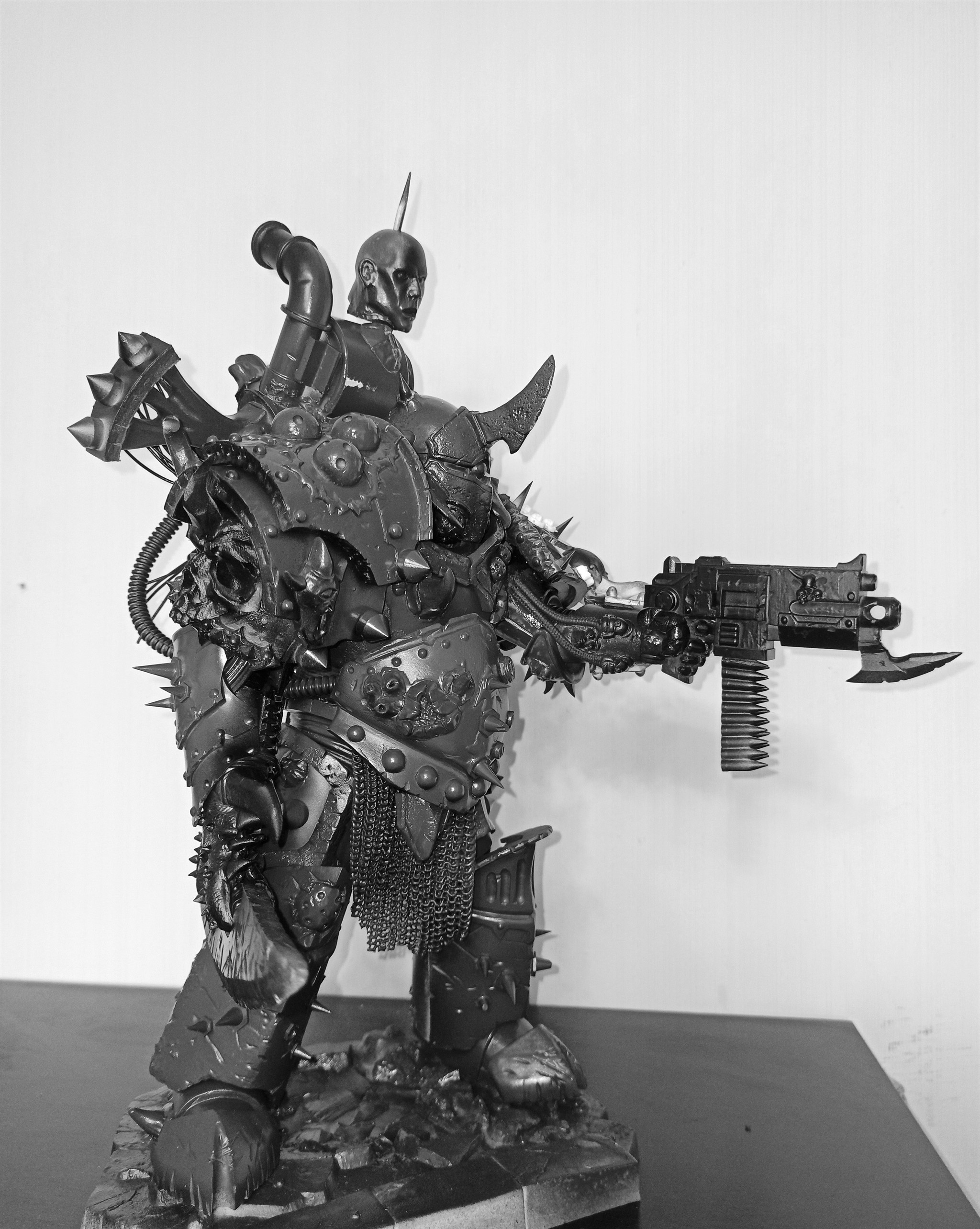 Plague Marine - My, Warhammer 40k, Modeling, Miniature, Painting miniatures, Hobby, Collecting, Warhammer, With your own hands, , Death guard, Longpost