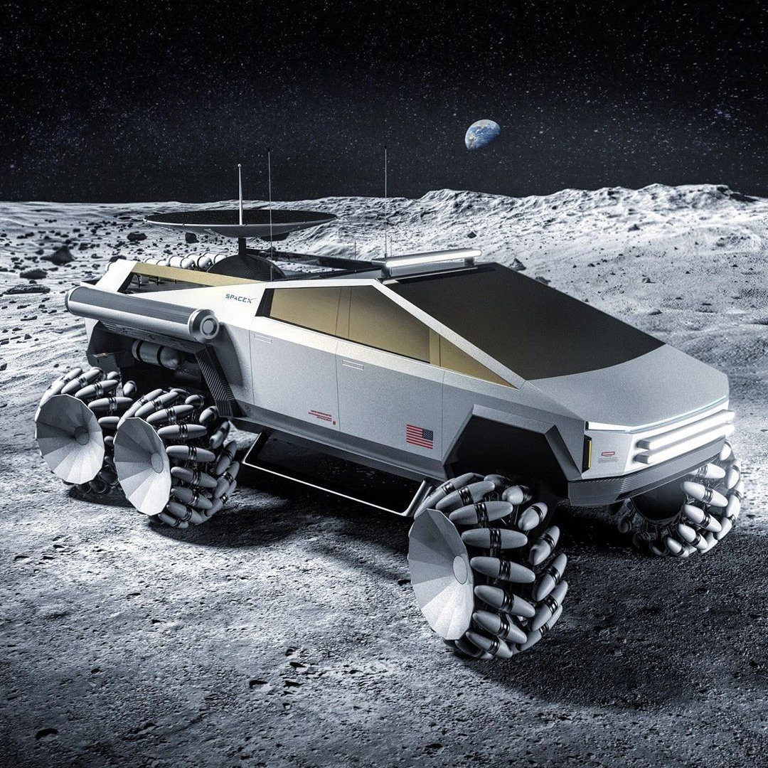 Lockheed Martin and GM start joint development of new lunar rovers for NASA astronauts - NASA, moon, Cosmonautics, Auto, Space, Lockheed Martin, Gm, news, , Technologies, USA, GIF, Longpost