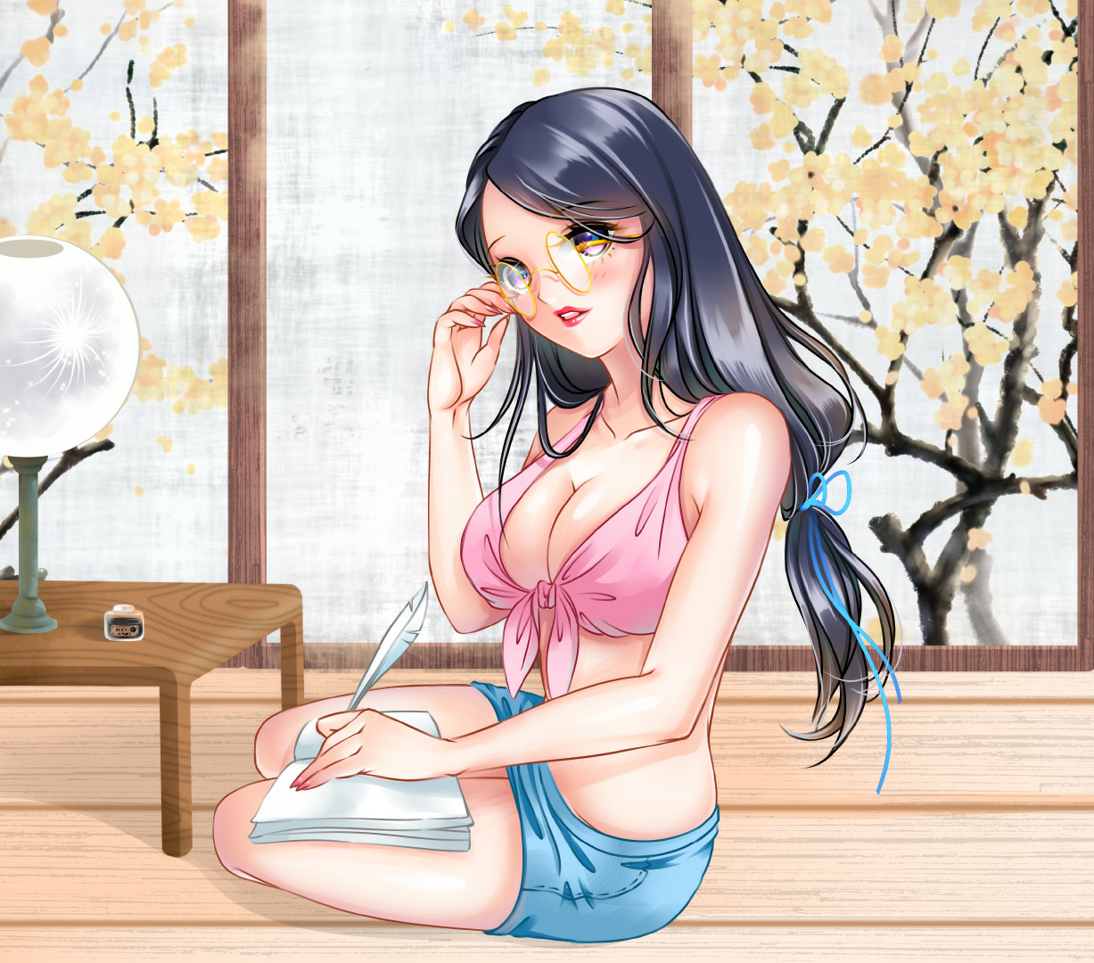 Pleasure Puzzle: Sexy Girls (originals) - NSFW, Girls, Art, Games, Longpost, Anime, Anime art