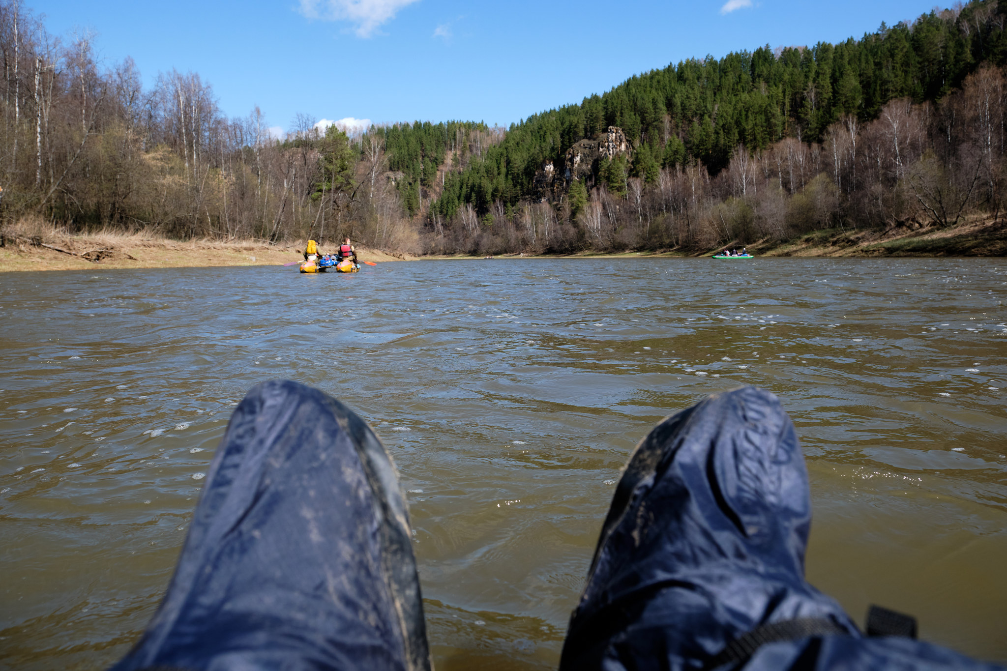 Spring beauty on the river Ai - My, Spring, Alloy, Landscape, The rocks, River, Ural, I, Longpost