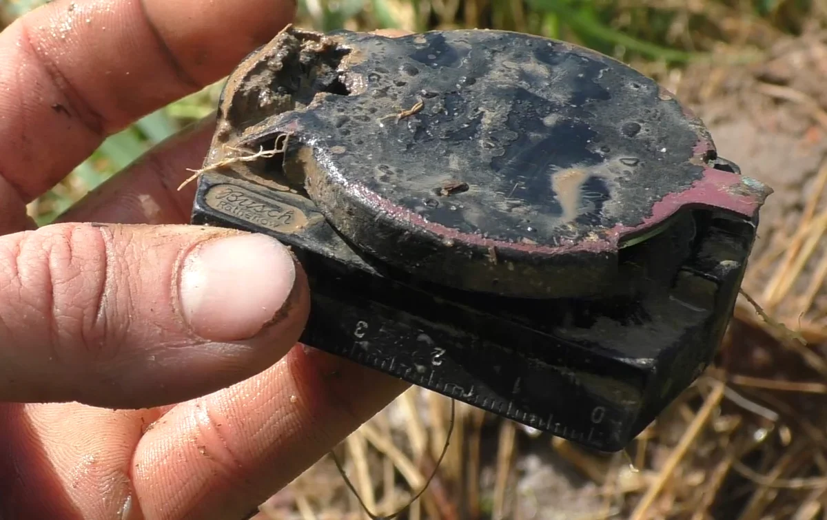 FOUND A PURPOSE FARM AT THE EDGE OF A Stream! Search with a metal detector - My, Search, Find, Treasure hunter, Metal detector, Forest, Hobby, Travels, Nature, , Numismatics, Video, Longpost, Treasure hunt