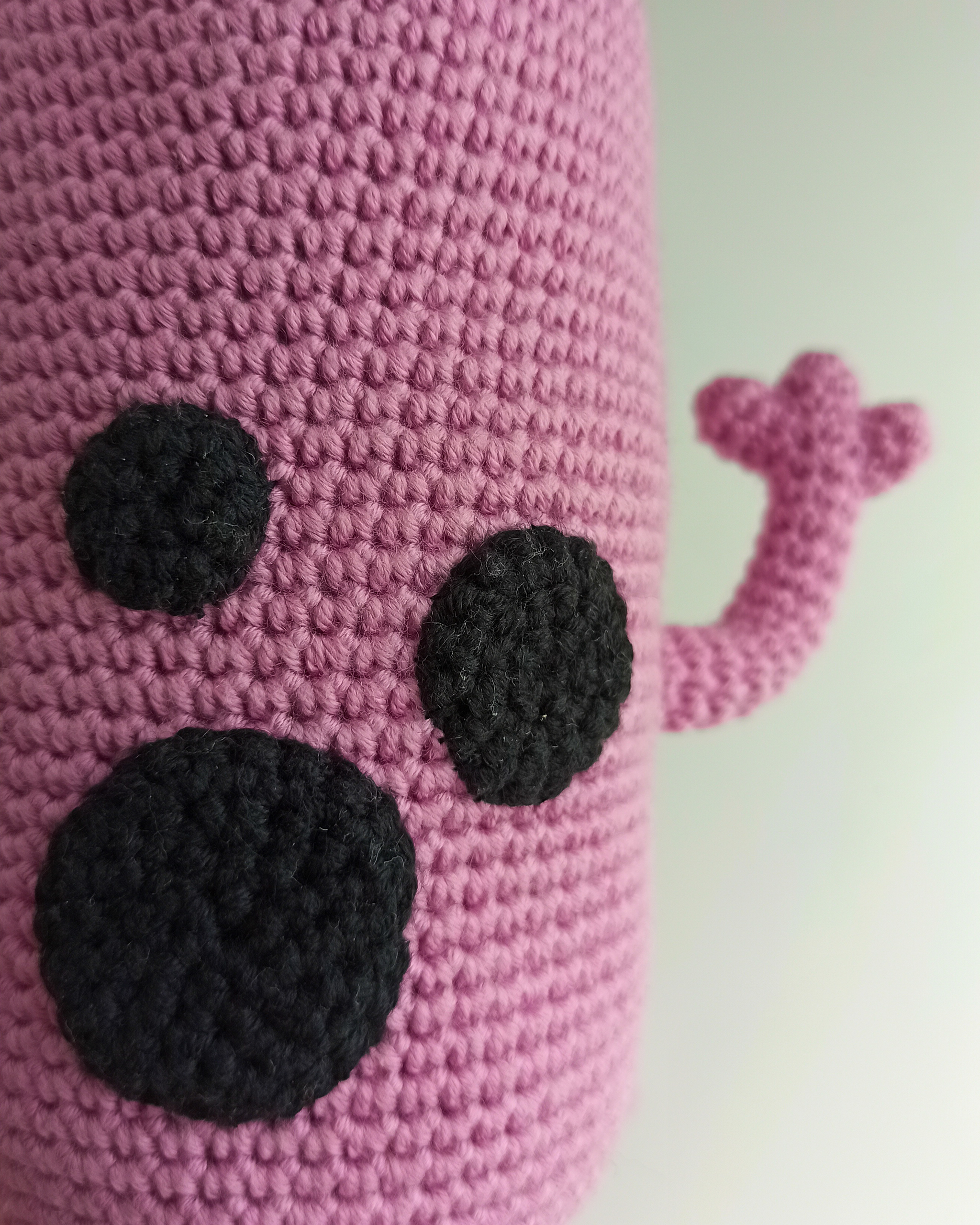 Courage is a cowardly dog. - My, Cowardly Dog, Needlework without process, Knitted toys, Video, Longpost