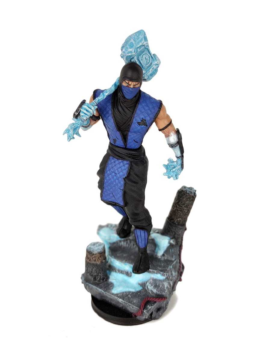 Hobbies and Sub Zero - My, Sub-Zero, Mortal kombat, Fighting, 3D, Hobby, With your own hands, Longpost, Sub Zero