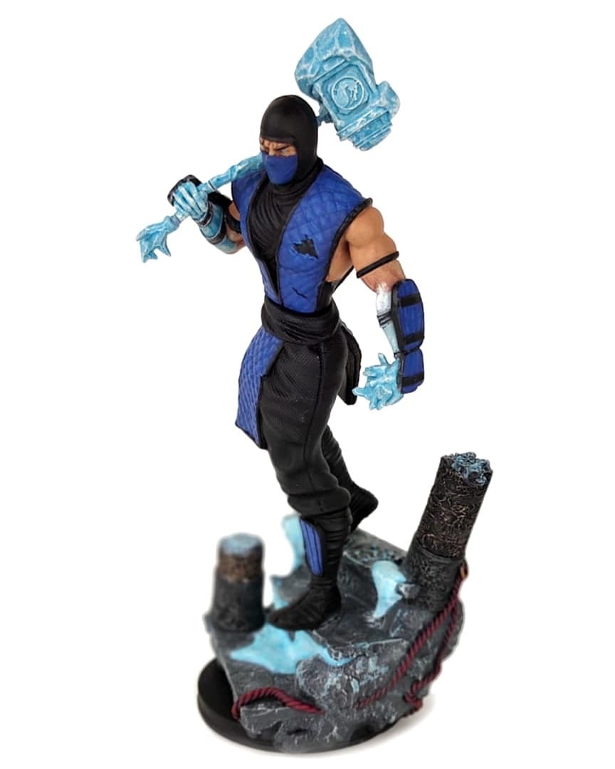 Hobbies and Sub Zero - My, Sub-Zero, Mortal kombat, Fighting, 3D, Hobby, With your own hands, Longpost, Sub Zero