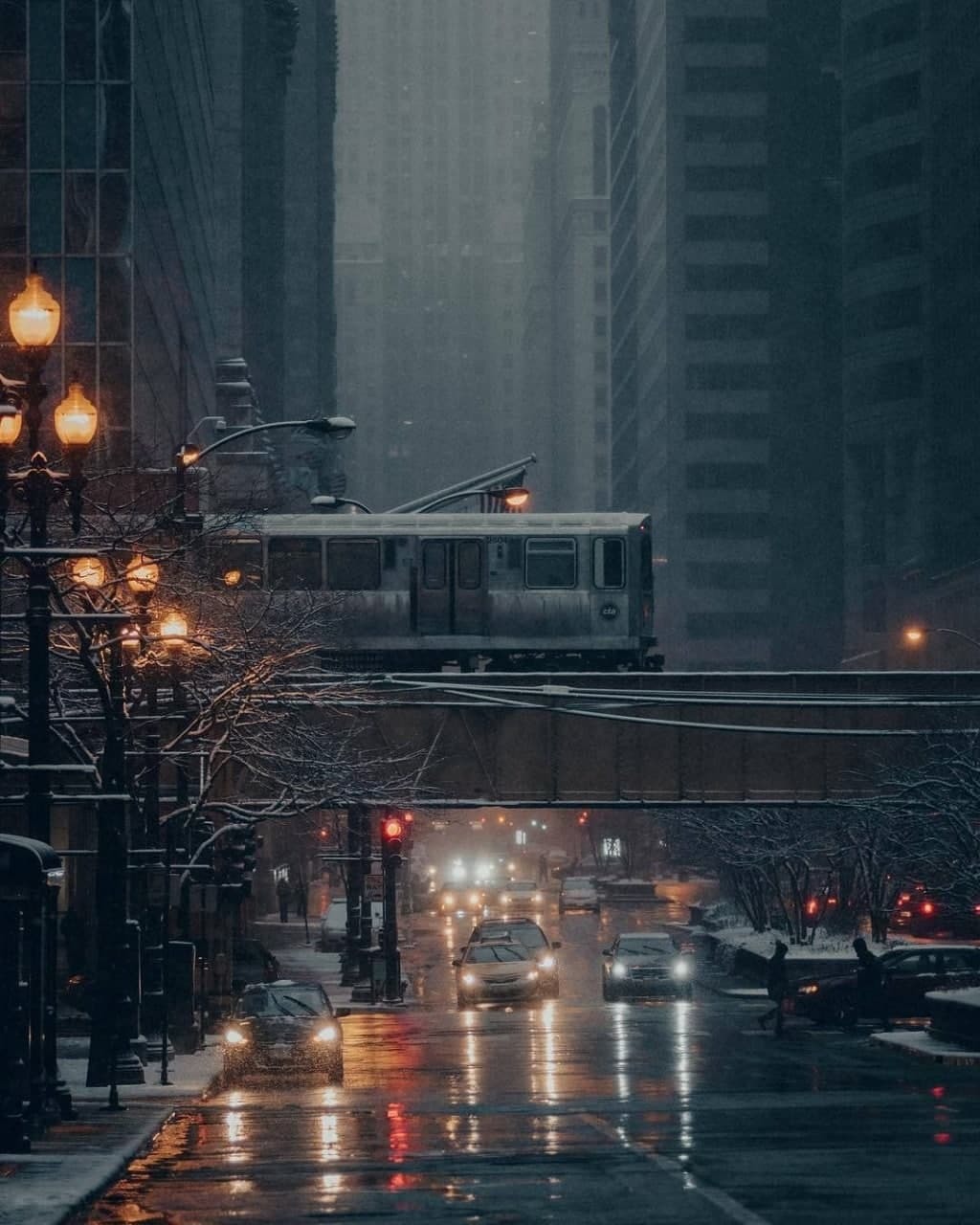 In winter - The photo, Chicago, Winter, beauty