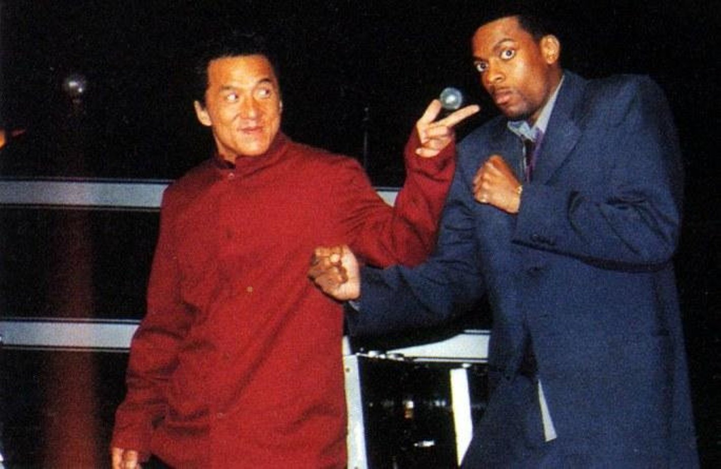 A Little Bit of Nostalgia 33: Behind the scenes Rush Hour - Rush hour, Jackie Chan, Chris Tucker, Actors and actresses, Movies, Behind the scenes, Photos from filming, Longpost