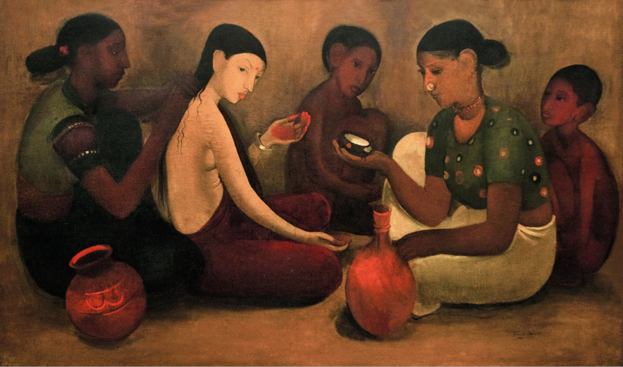 Amrita Sher-Gil, an Indian rebel - NSFW, My, Artist, India, Art history, Painting, Longpost