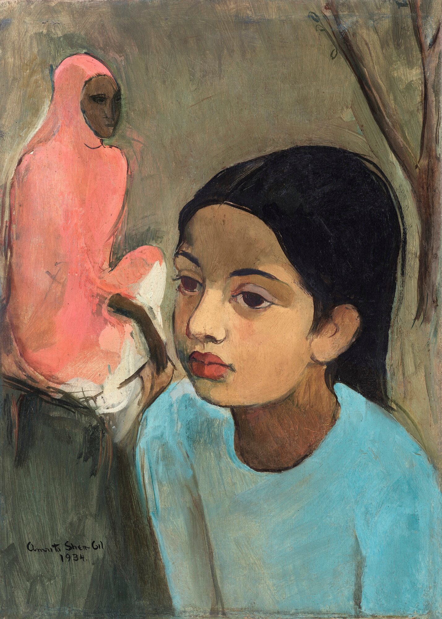 Amrita Sher-Gil, an Indian rebel - NSFW, My, Artist, India, Art history, Painting, Longpost