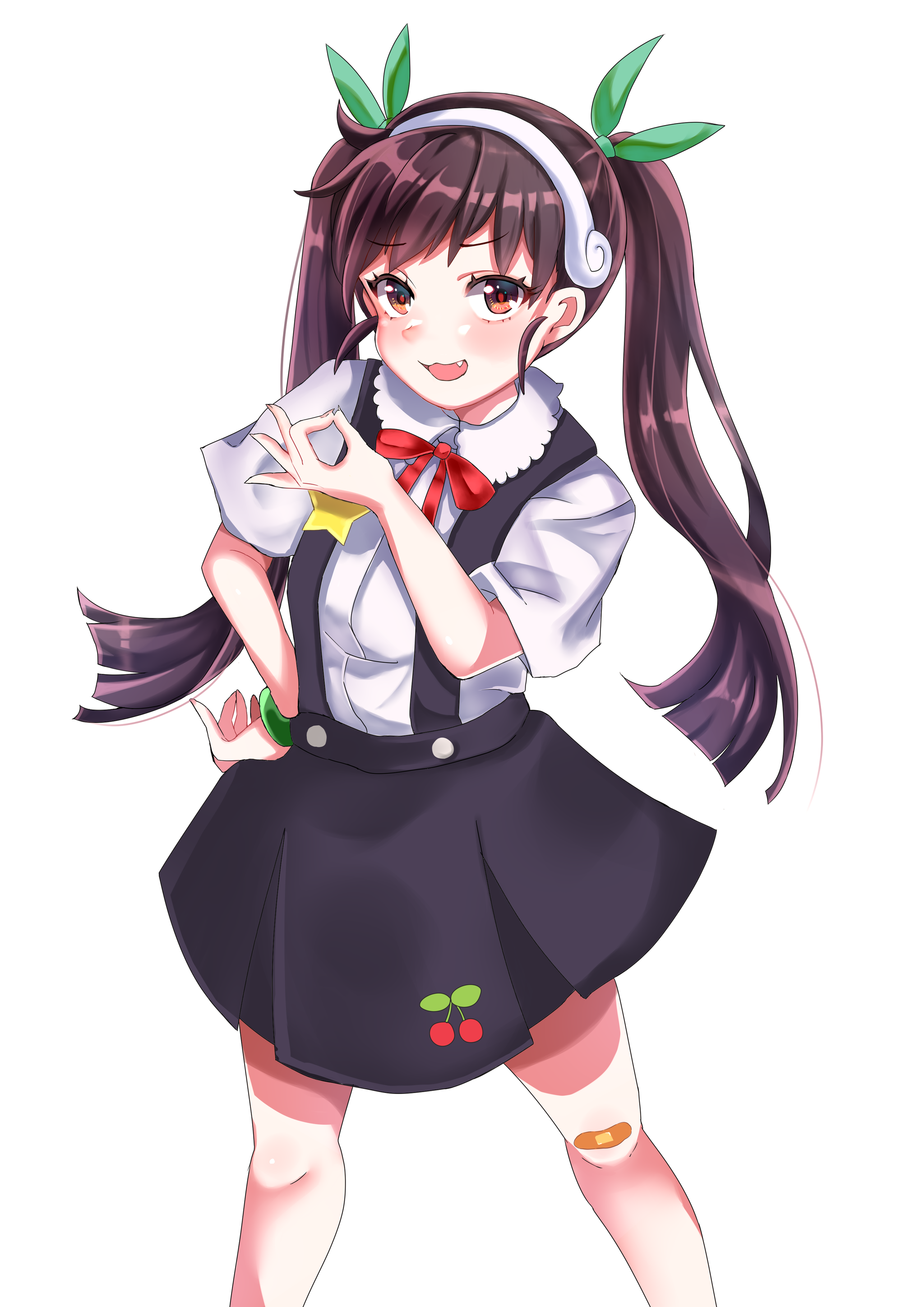 Everything will be OK ) - Monogatari series, Hachikuji Mayoi, Anime art, Anime, Art, Loli, Mellonnicola03, Longpost