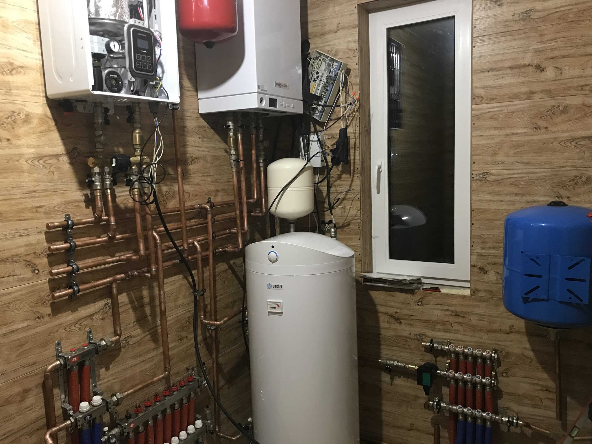 Boiler room on copper for soldering - Heating, Boiler room, Vacation home, Installation, Plumbing, Longpost