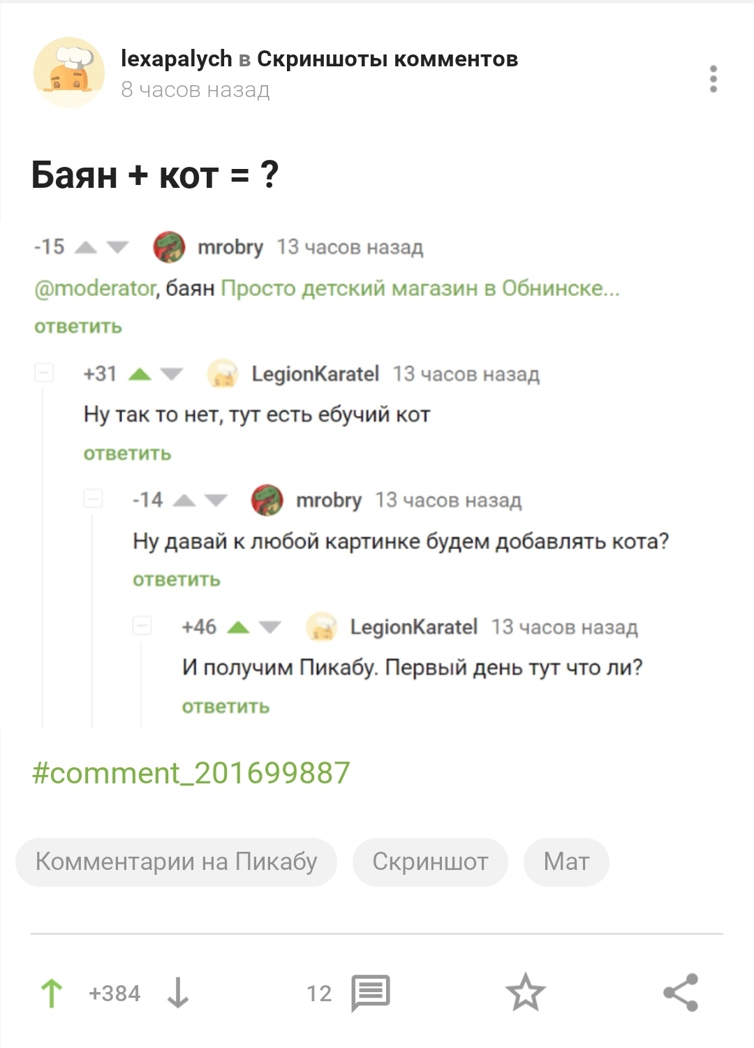 Let's take a chance - cat, Screenshot, Test, Проверка, Comments on Peekaboo