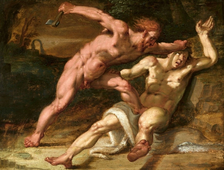 With what tool did Cain kill Abel? - Old Testament, Death, Bible, Story, Art, Longpost, Religion, Negative