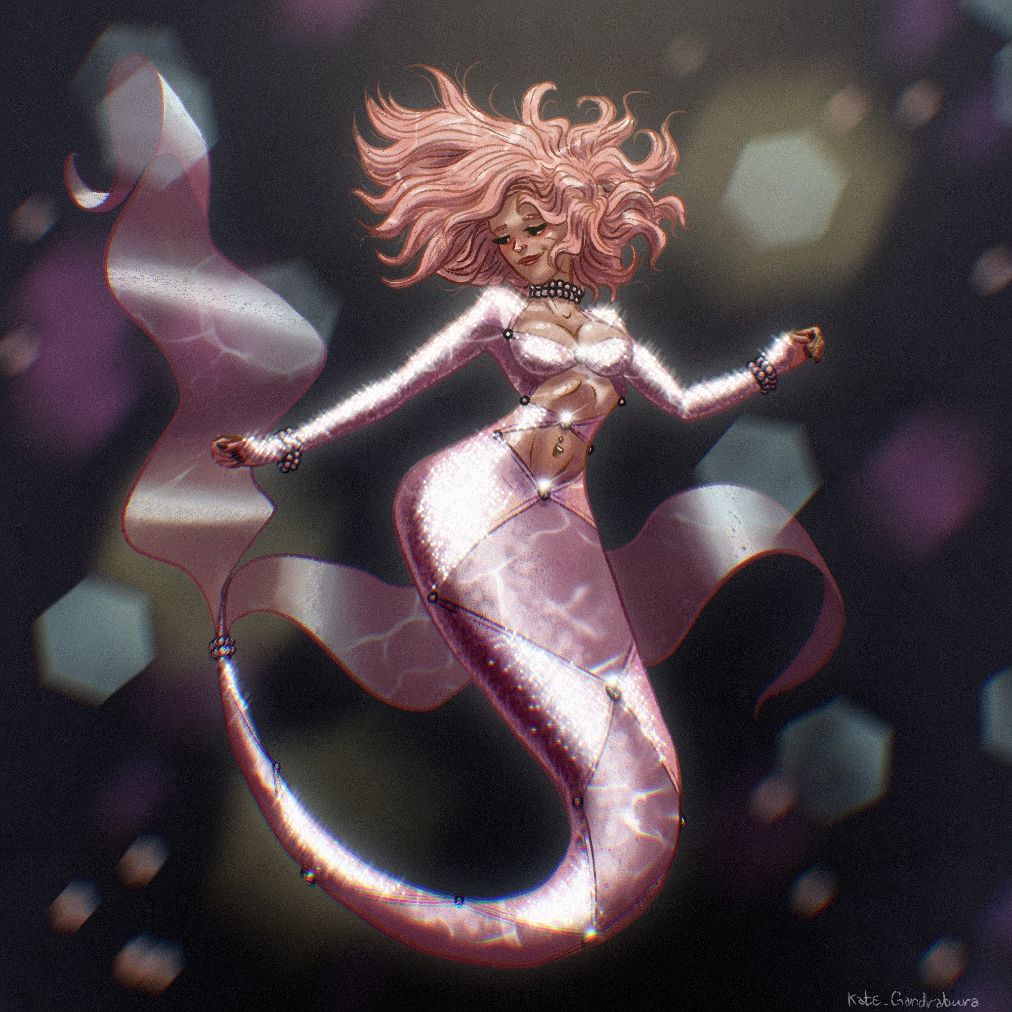 Рисовашки по запросам пикабушников и русалки!) - Моё, Русалка, Mermay, Procreate, Рисунок, Кот, Шмель, Пираты, Длиннопост, Рисунки по просьбам