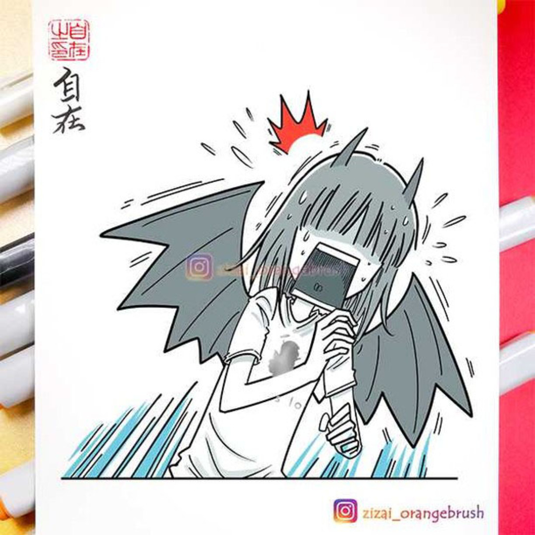 Bang. - Comics, Zizai_orangebrush, Devils love, Manhua, Longpost