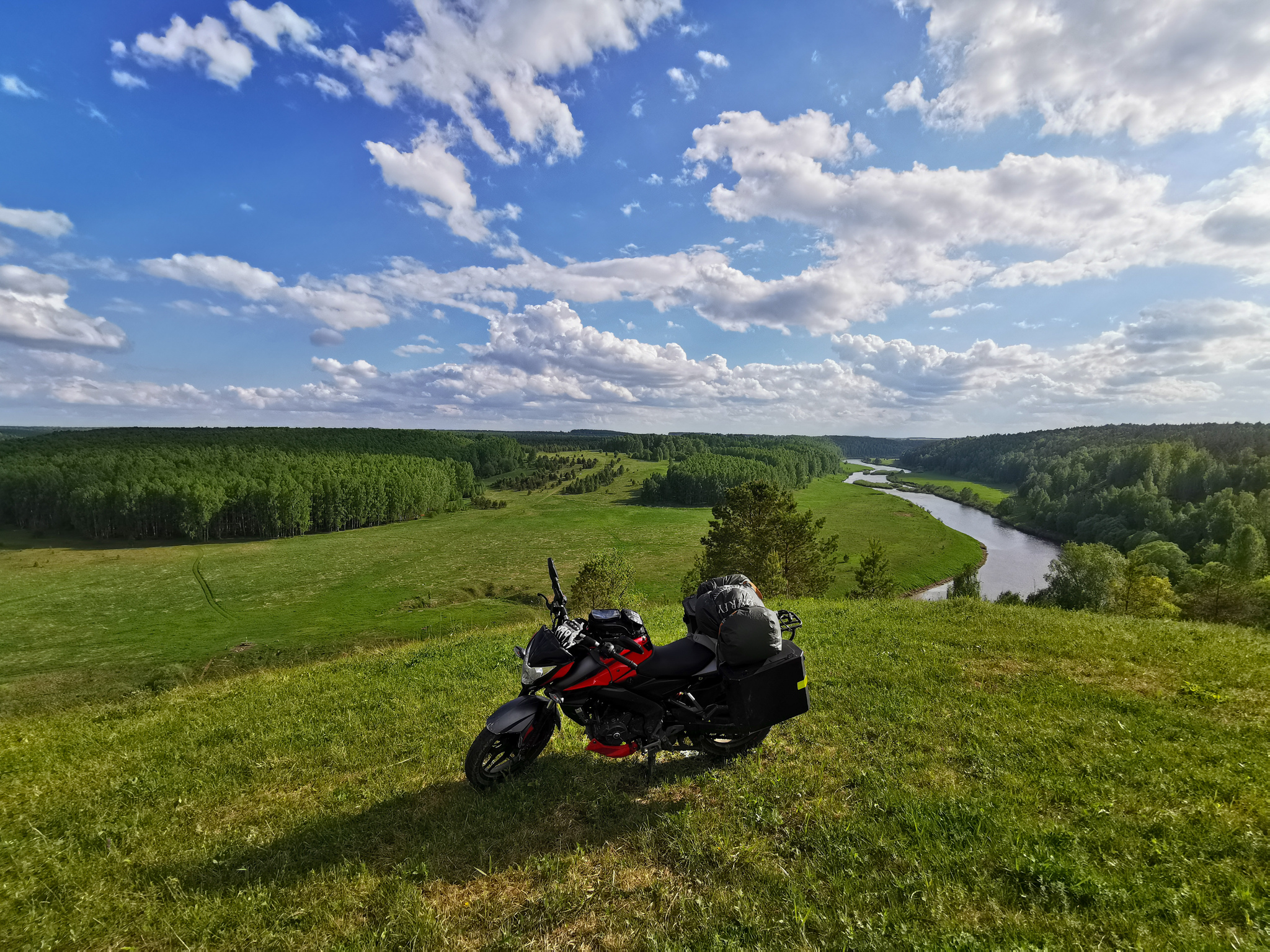 Started #MotoZaBeg to Altai! - My, Travels, Run, Moto, Physical Education, The photo, Longpost