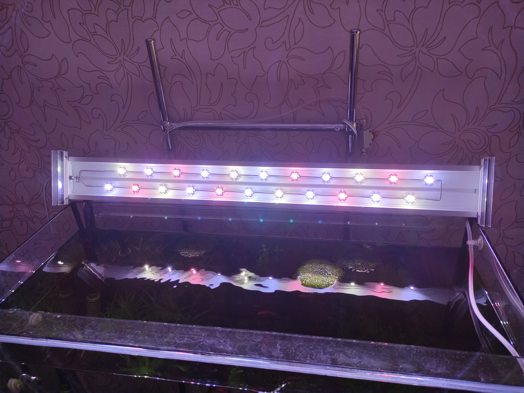 Homemade aquarium lamp - My, Aquarium, With your own hands, Electronics, Led Lighting, Longpost