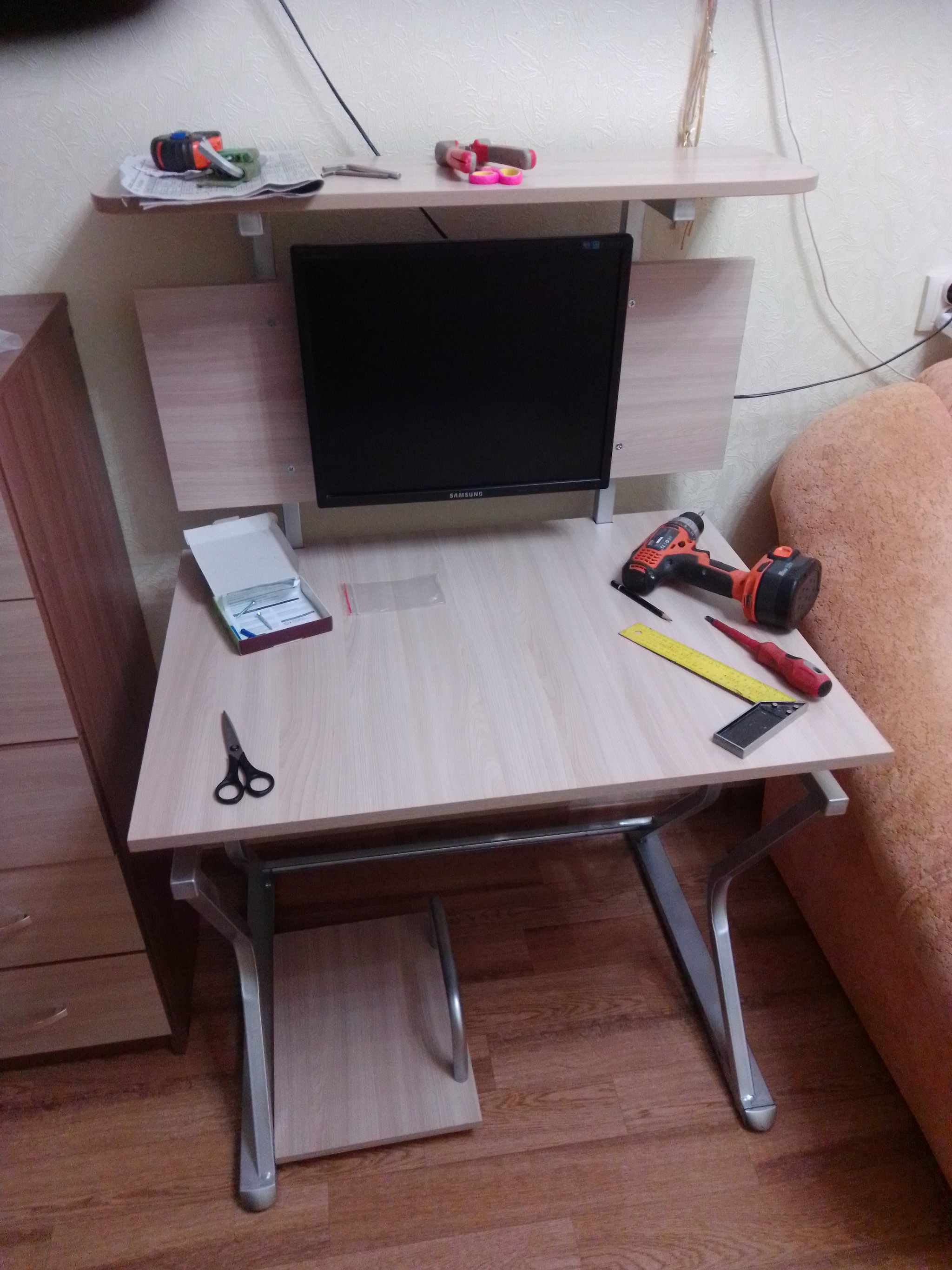 Reworking a computer desk - My, Rukozhop, Rework, Furniture, Longpost