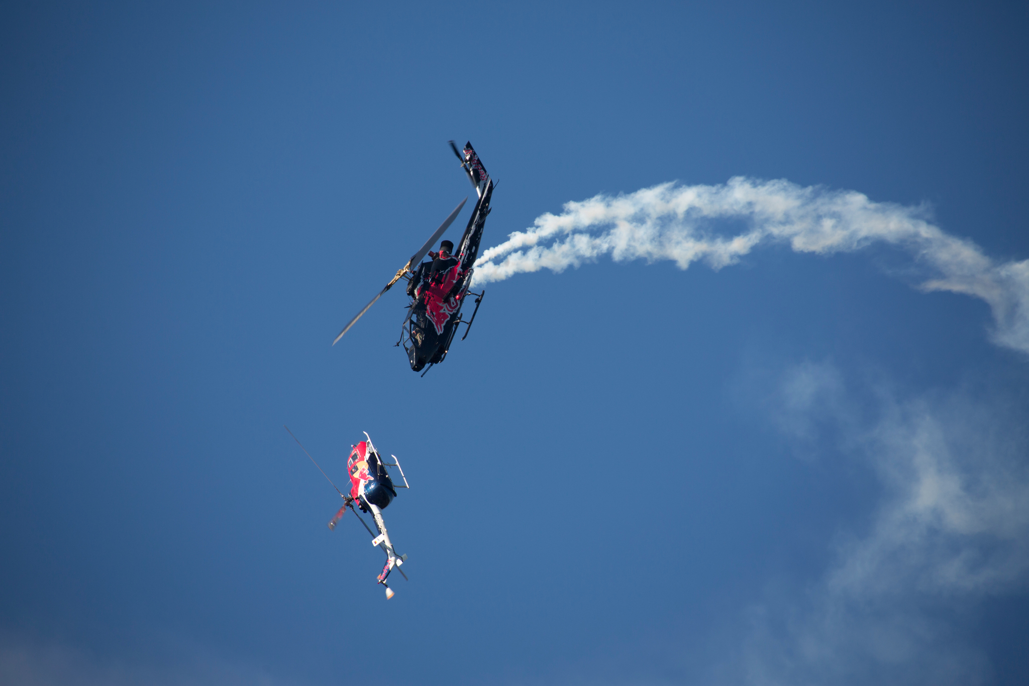 Red bull cobra - Helicopter, Ah-1, Cobra, Red bull, The photo, Aerobatics, Video, Longpost