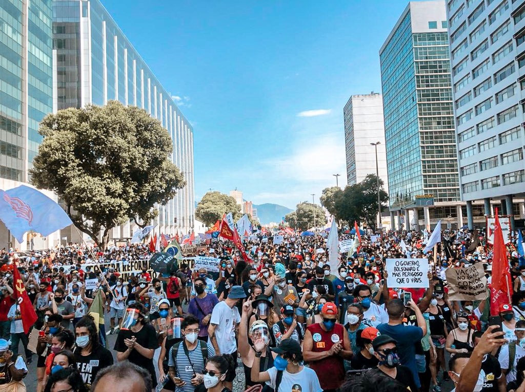 Mass protests in Brazil - Brazil, Coronavirus, Communism, Protest, Longpost, Politics