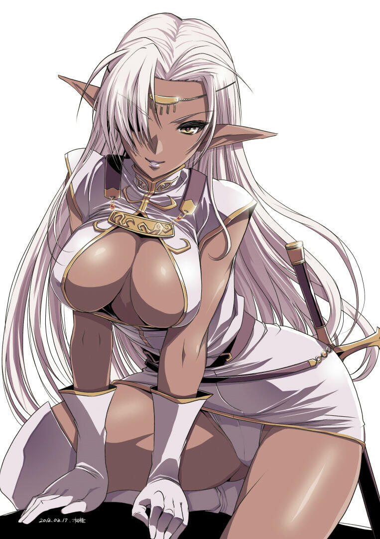 Pirotess - NSFW, Elves, Anime, Anime art, Record of lodoss War, Longpost