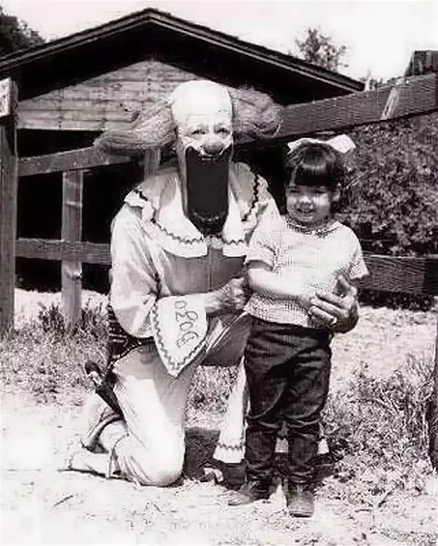 Coulrophobia or clowns in old pictures - 2 - Clown, Scarecrow, Old photo, Longpost, Phobia