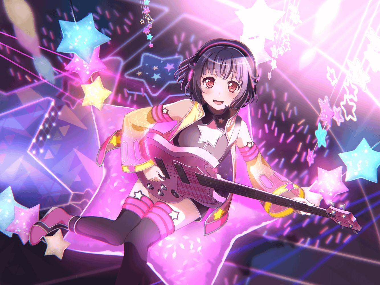 Bang dream! - Anime, Anime art, Bang Dream!, Bang Dream! Girls Band Party!, Longpost