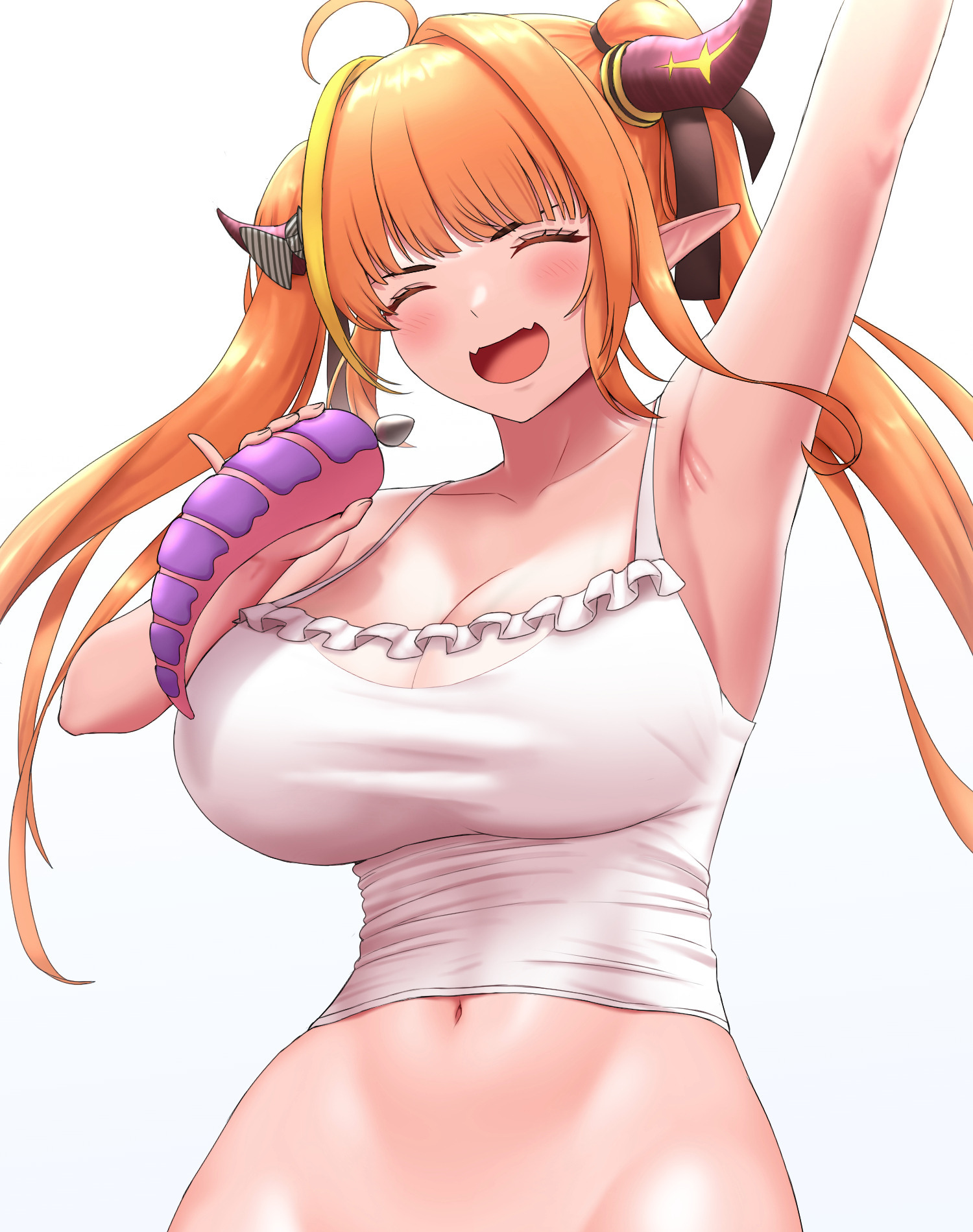 Kiryu Coco - NSFW, Girls, Anime, Virtual youtuber, Kiryu Coco, Monster girl, The Dragon, Hand-drawn erotica, Boobs, , Underwear, Swimsuit, Longpost