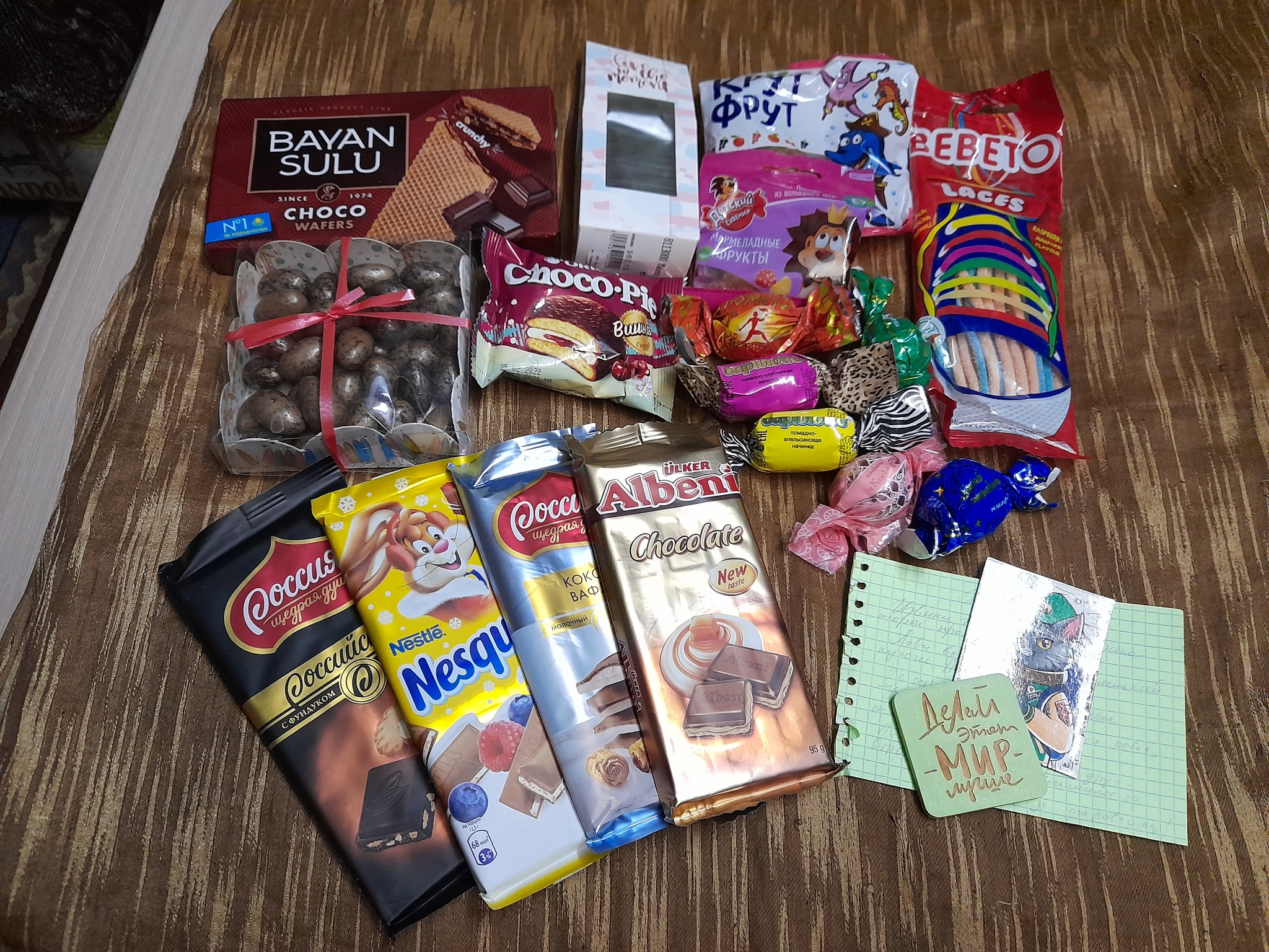 Delicious package - My, Sweets, Gift exchange report, Gift exchange, Gratitude, Longpost