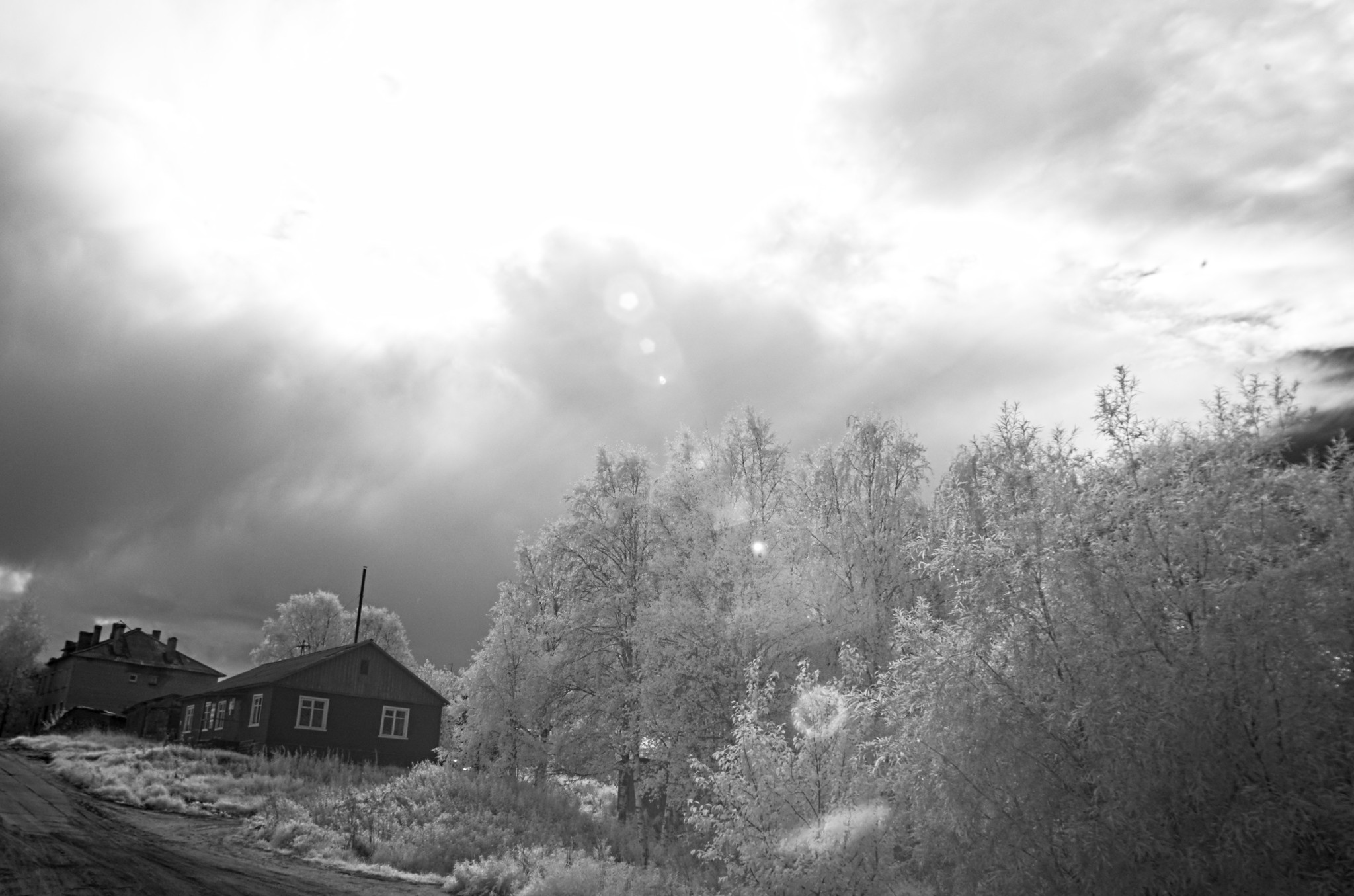 Timeless walks - 2 - My, Mezen, Infrared shooting, The photo, Black and white photo, Longpost