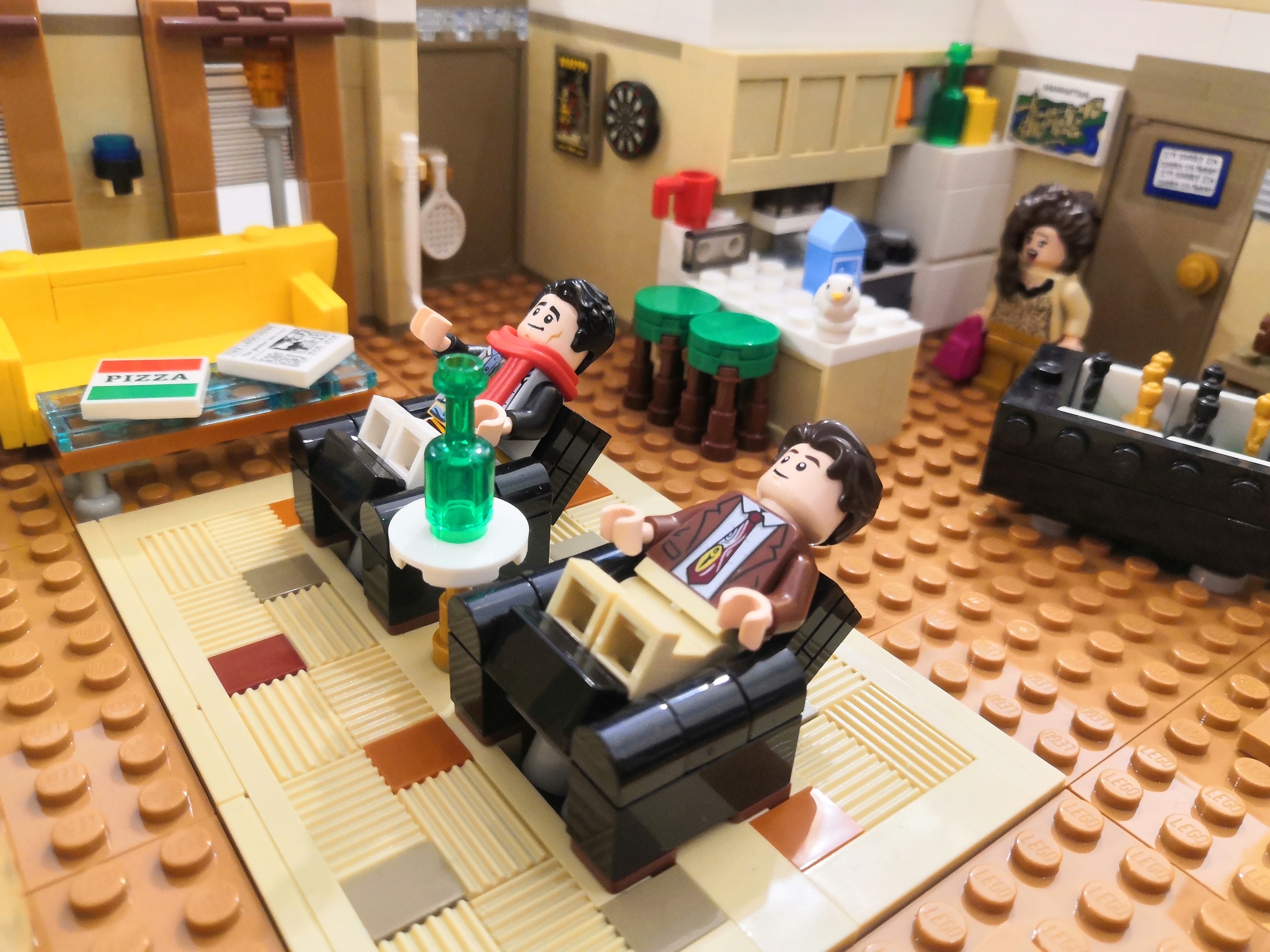 LEGO. Apartments of the heroes of the series Friends - My, Lego, Serials, TV series Friends, Longpost, Constructor