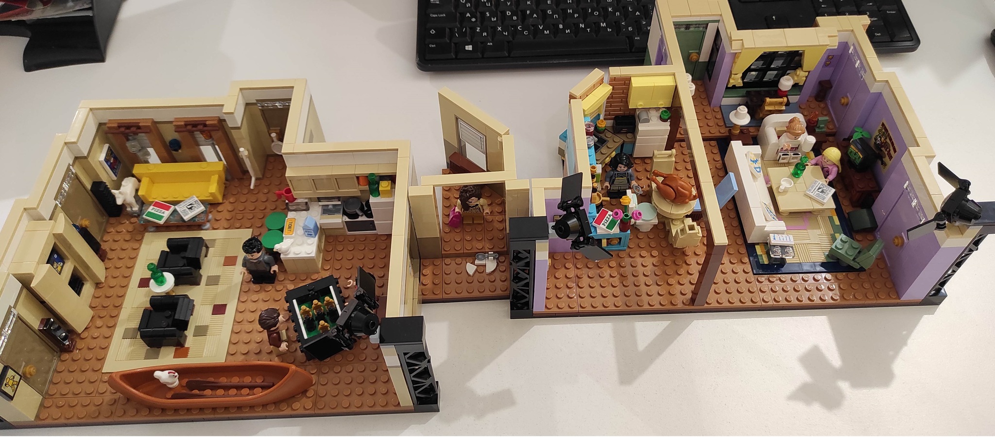 LEGO. Apartments of the heroes of the series Friends - My, Lego, Serials, TV series Friends, Longpost, Constructor