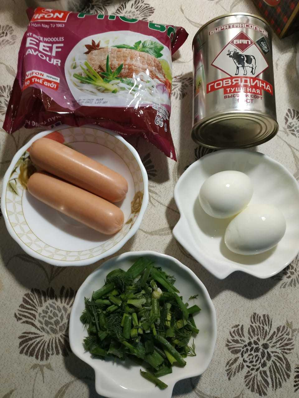 How do you eat freeze-dried noodles? - My, Stew, Sausages, Doshirakology, Noodles, Longpost