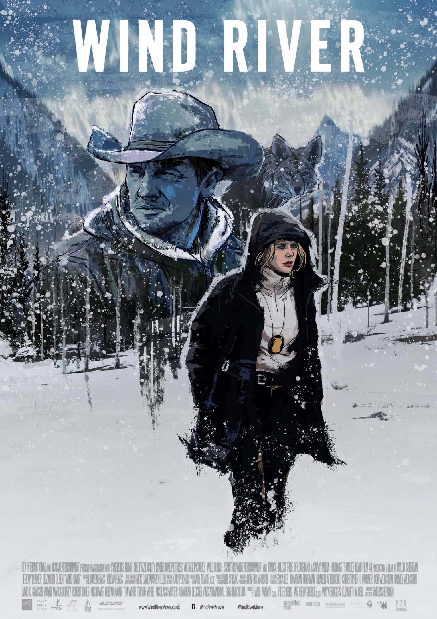 Alternative posters for Wind River by Taylor Sheridan - Taylor Sheridan, Windy River, Movies, Thriller, Movie Posters, Jeremy Renner, Elizabeth Olsen, Poster, Longpost