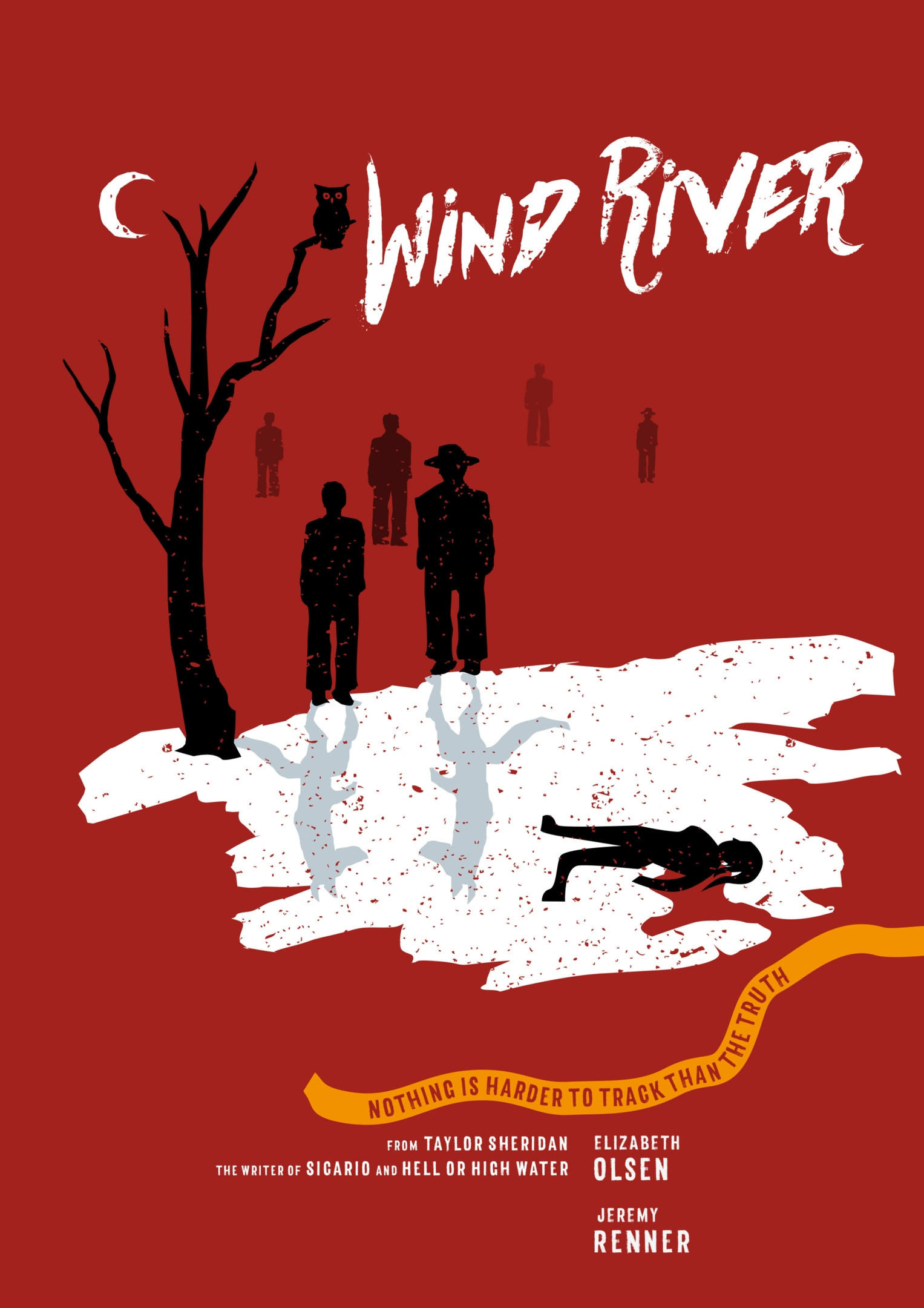 Alternative posters for Wind River by Taylor Sheridan - Taylor Sheridan, Windy River, Movies, Thriller, Movie Posters, Jeremy Renner, Elizabeth Olsen, Poster, Longpost