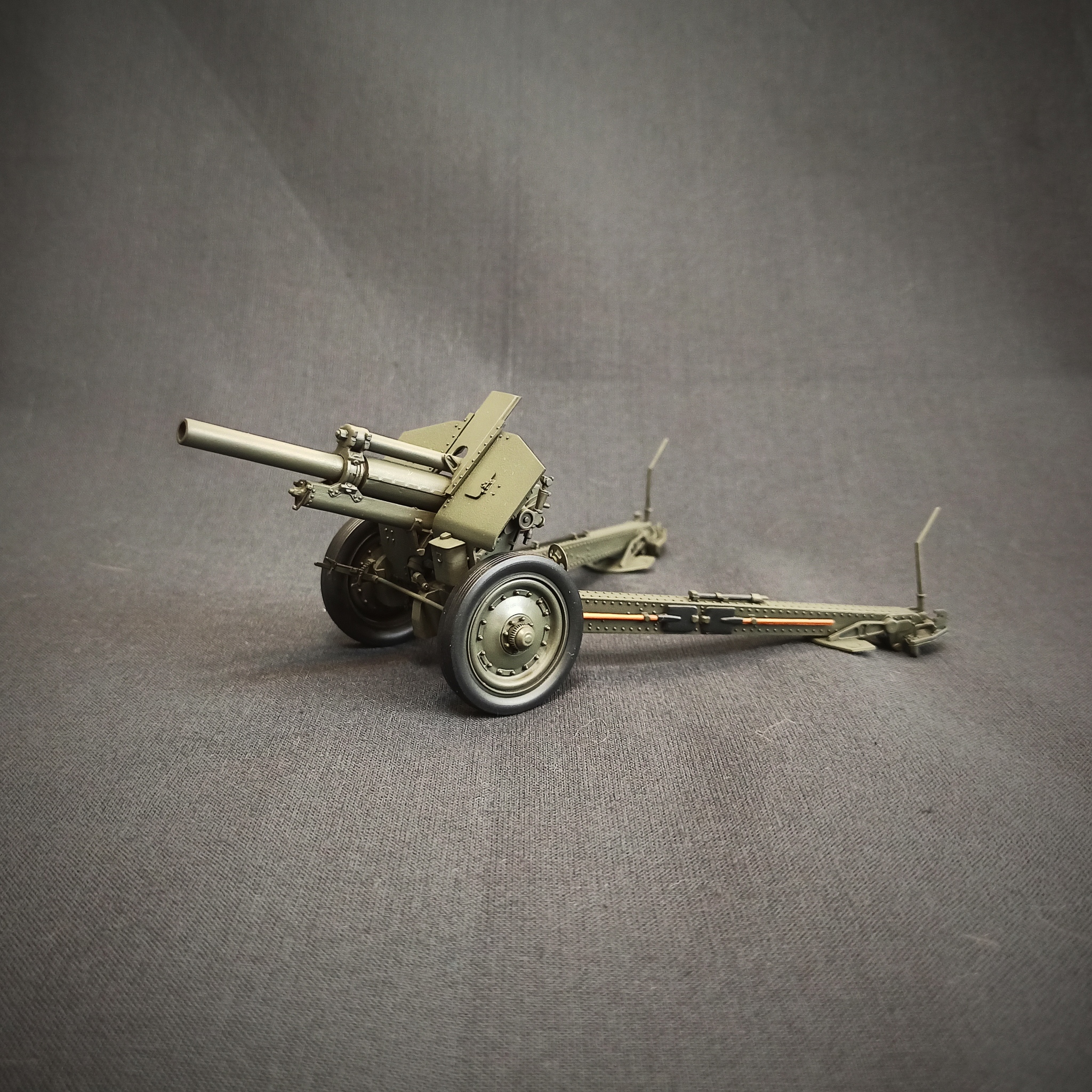 Howitzer M-30 Mother - My, Hobby, the USSR, Uztm, Artillery, The Second World War, The Great Patriotic War, Military equipment, Collection, , Scale model, Longpost