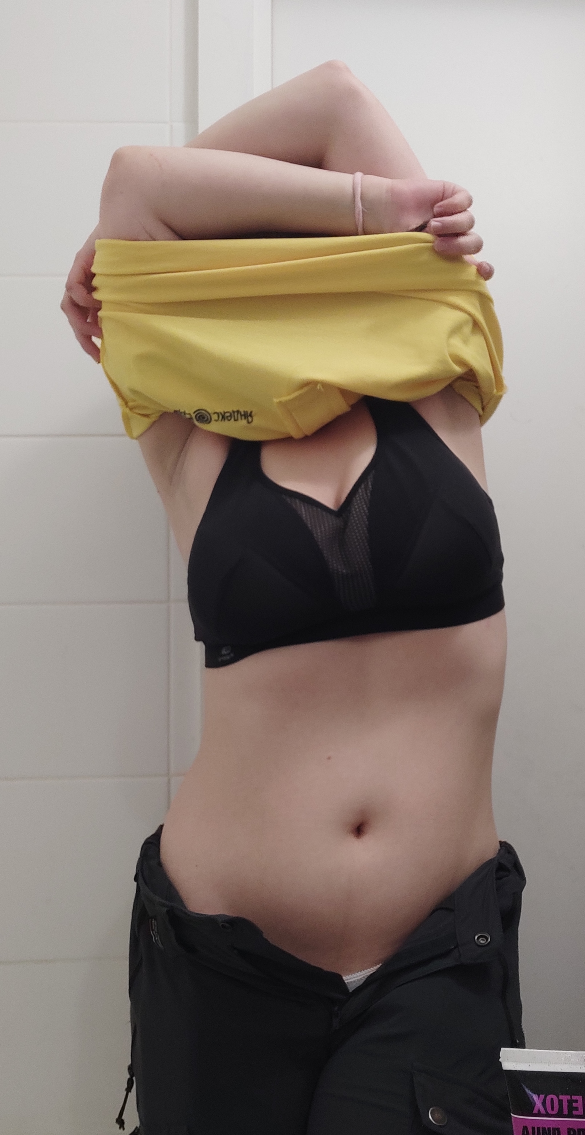 Afterwork - NSFW, My, Homemade, Excess weight, Fullness, Boobs, Longpost