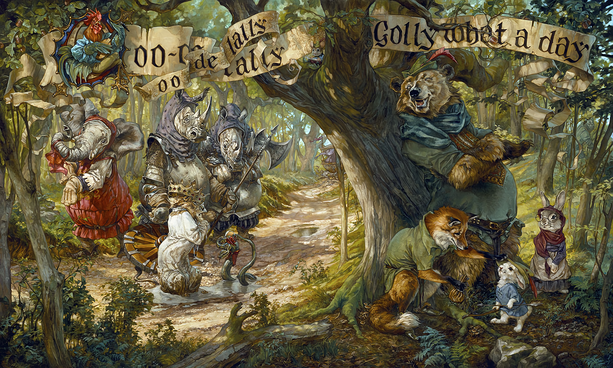 Oo-De-Lally - Furry, Furry art, Walt disney company, Cartoons, Robin the Hood, Heather Theurer